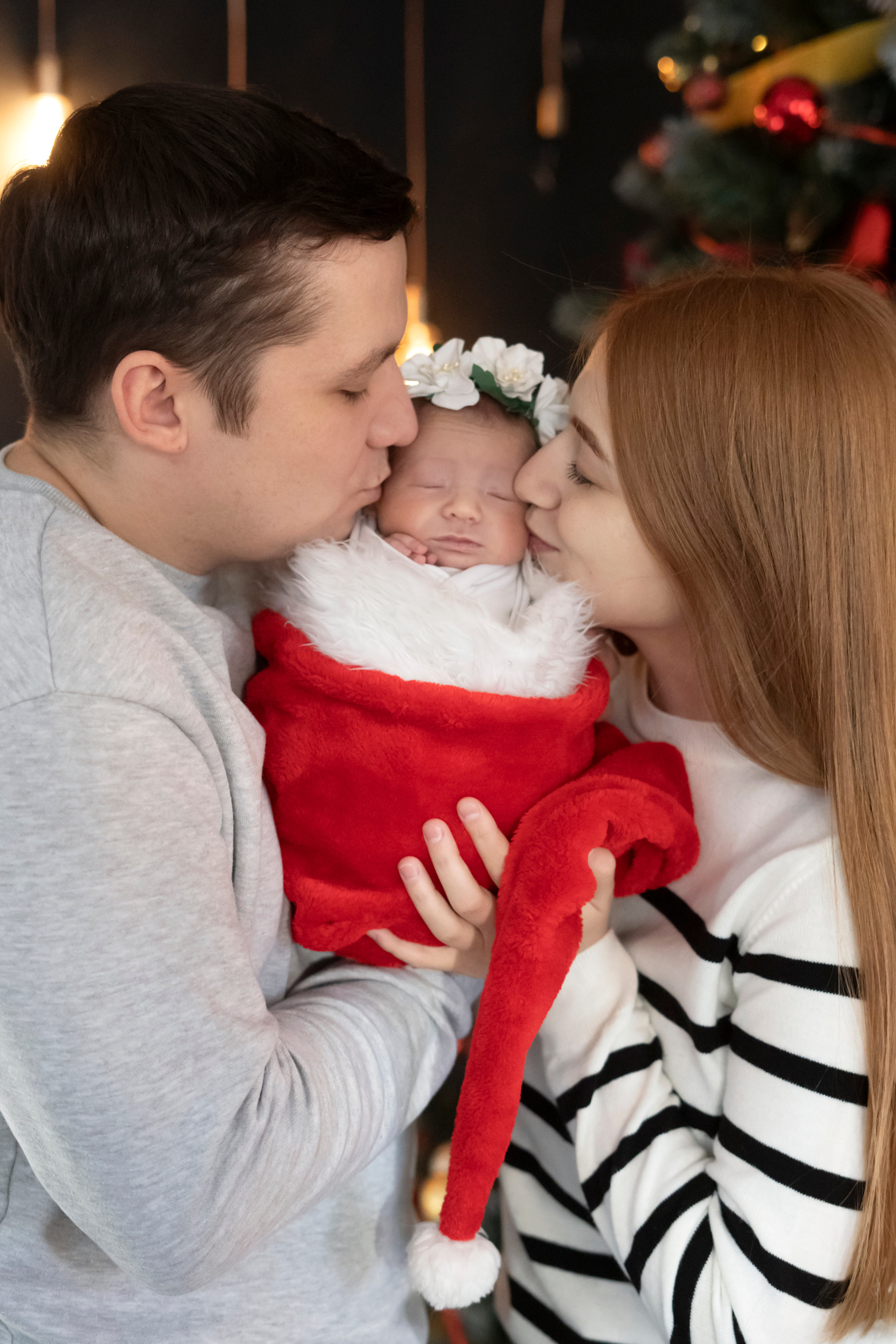 Фото с родителями. Мила Посвит Фотограф новорожденных в Тобольске