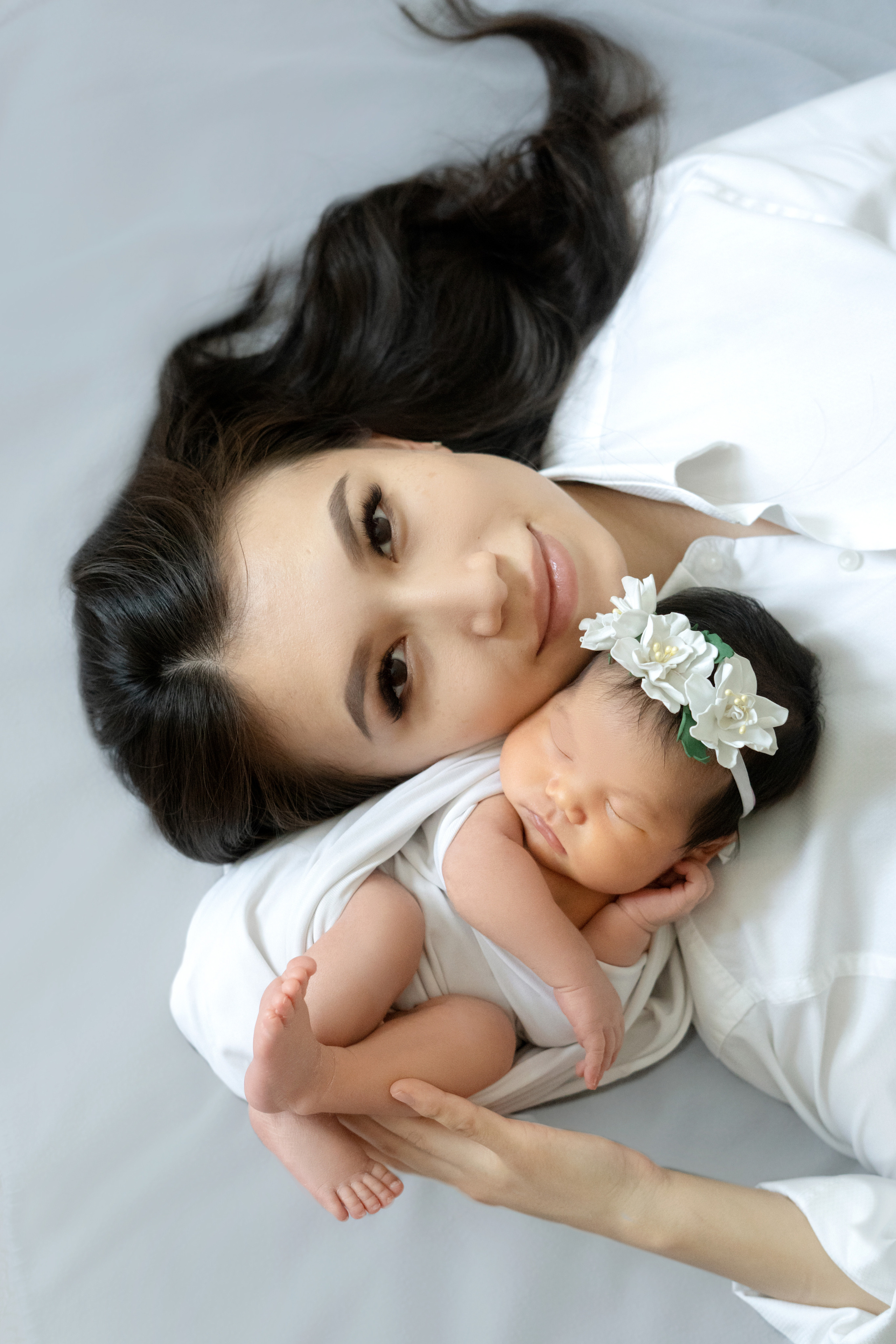 Фото с родителями. Мила Посвит Фотограф новорожденных в Тобольске