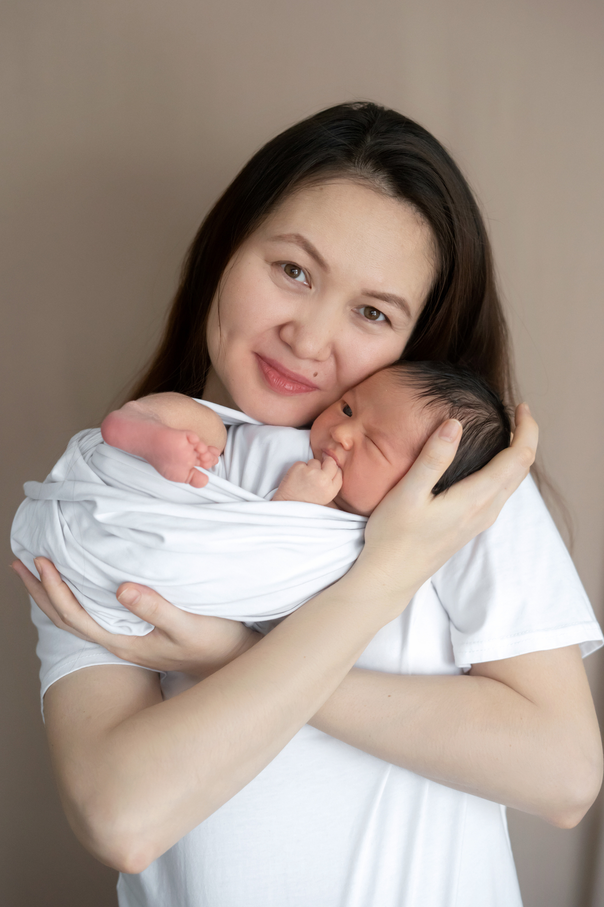 Абай. Newborn съемка дома. Мила Посвит Фотограф новорожденных в Тобольске