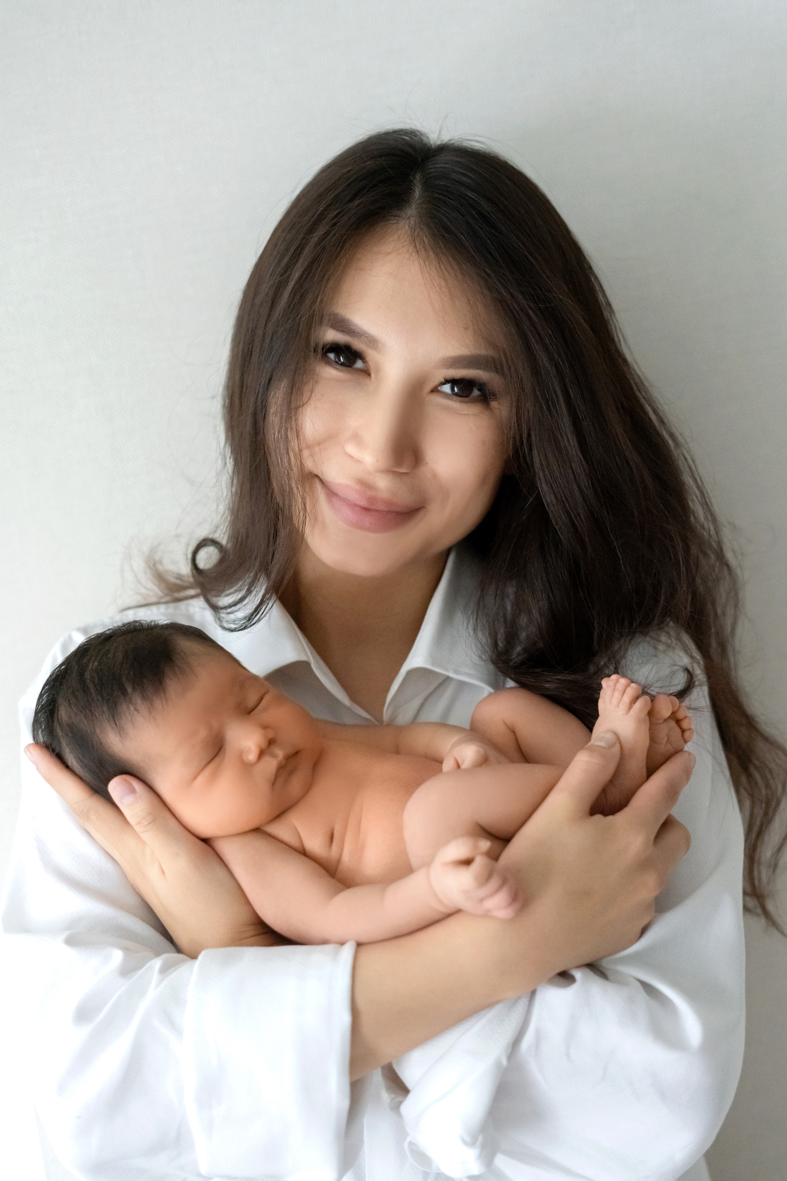 Фото с родителями. Мила Посвит Фотограф новорожденных в Тобольске