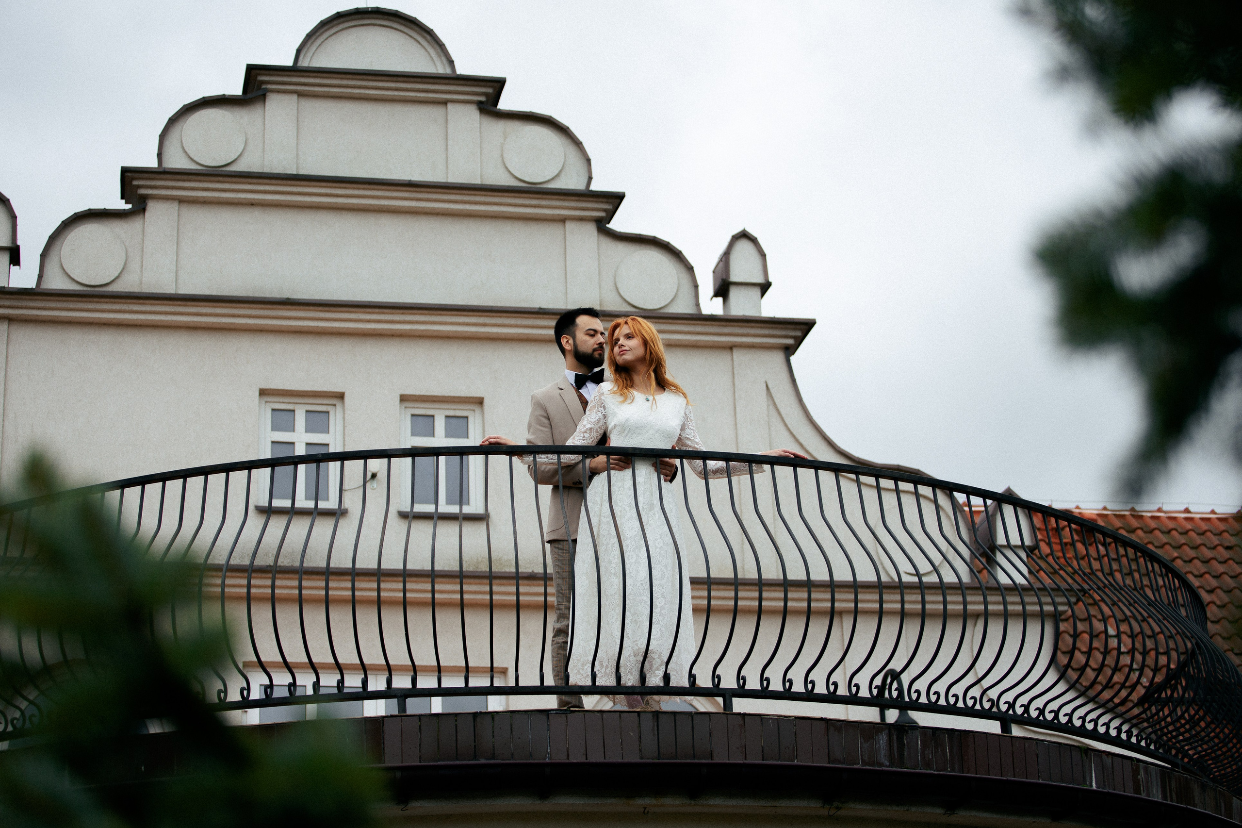 Ślubna sesja zdjęciowa w plenerze. Свадебный фотограф Варшава Лодзь Польша Елена Юцова