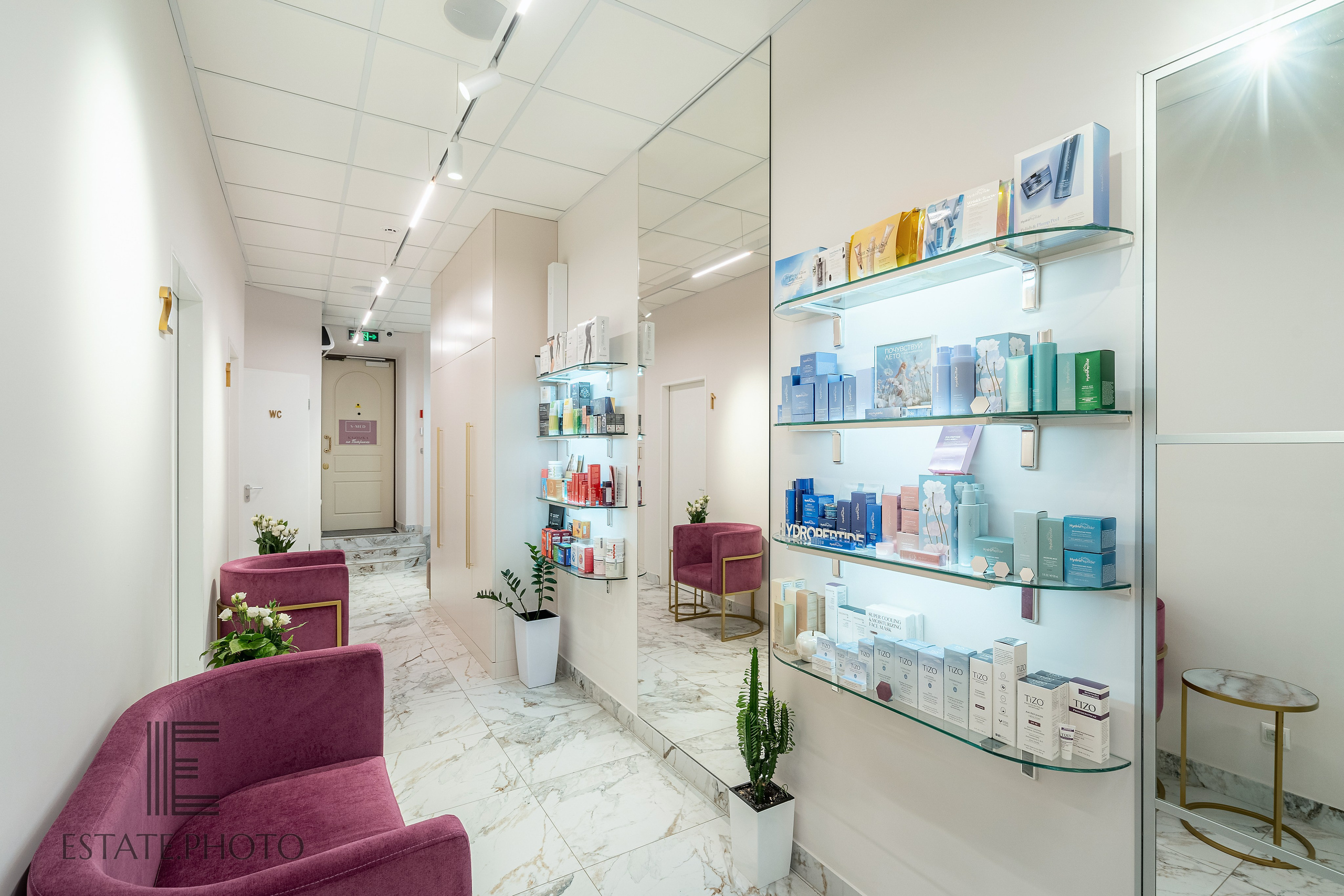 Салоны Красоты. Интерьерный фотограф Москва Татьяна Казакова