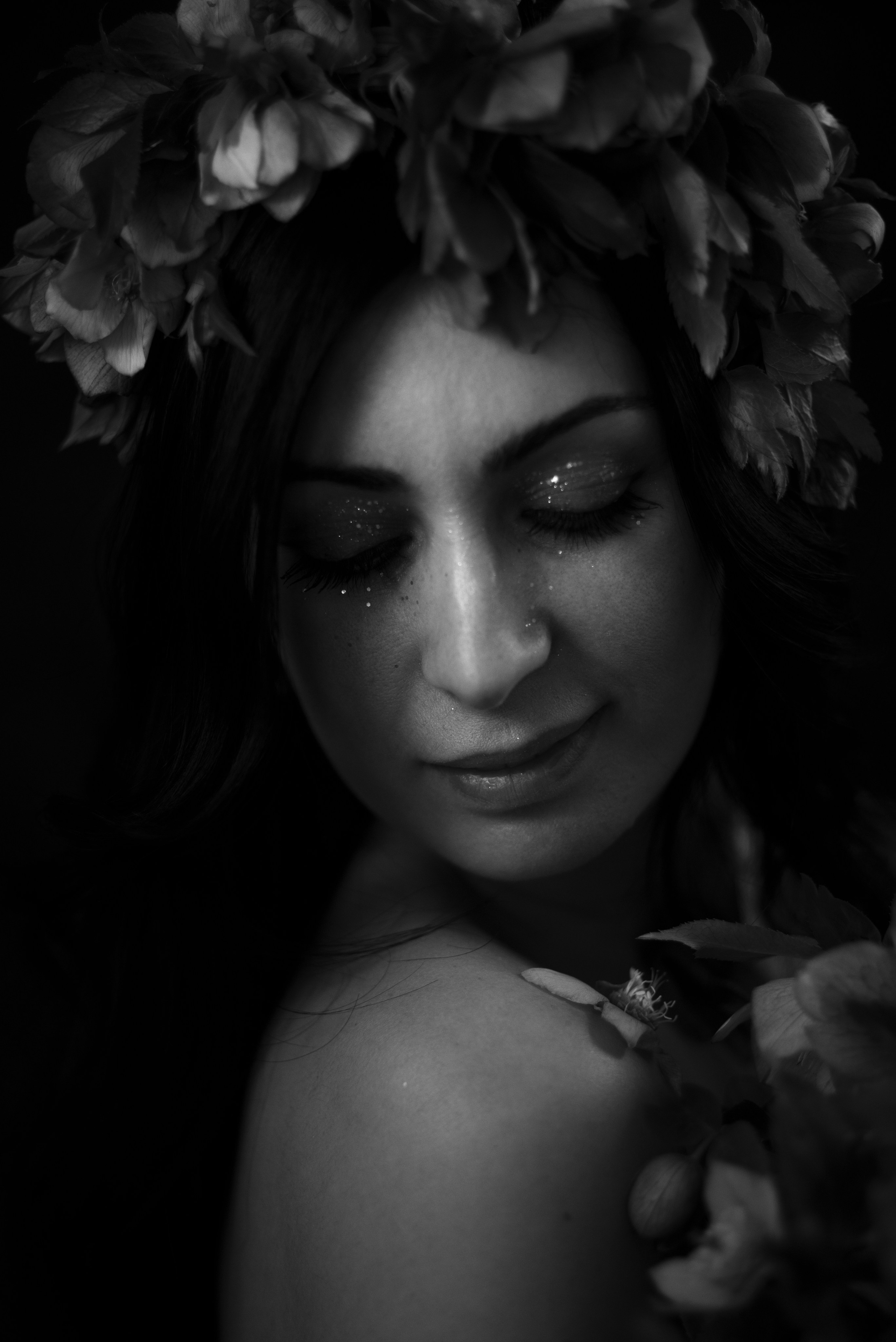 Нати в Цветах. Портретный фотограф Денис Милютин