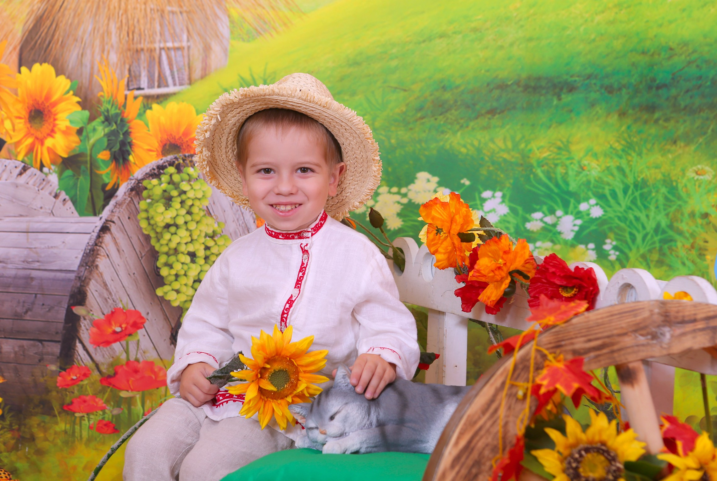 Осень в деревне. Студия детской и семейной фотографии 12кадров