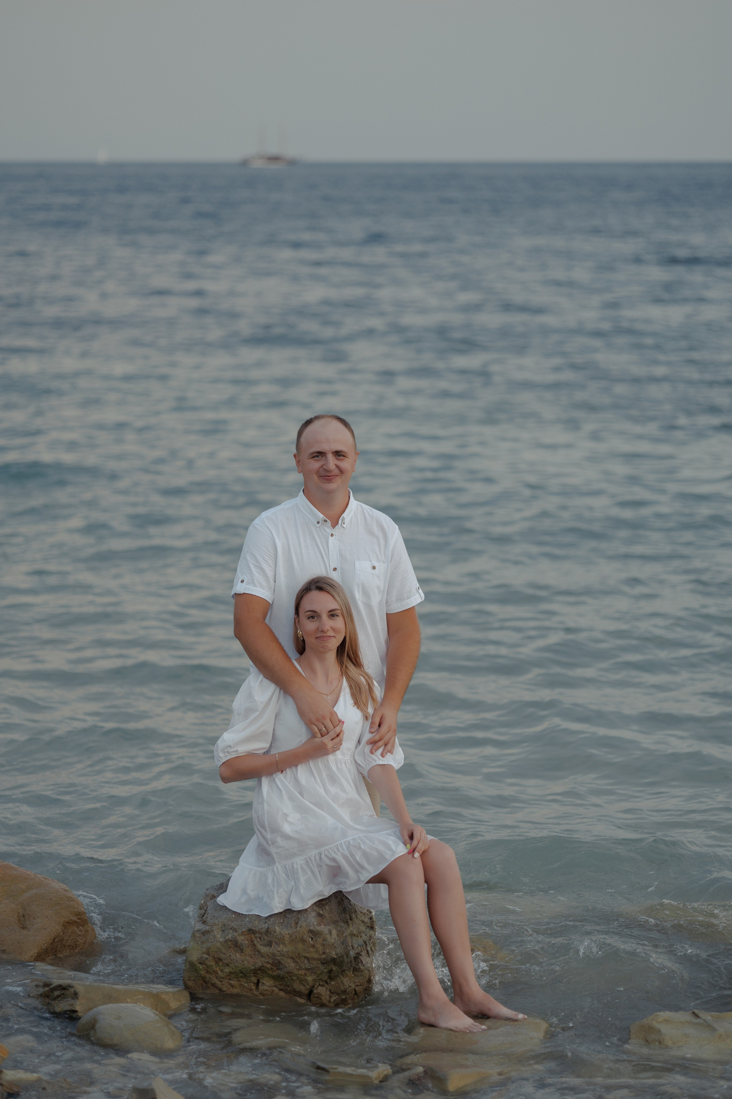 Лавстори на берегу моря. Семейный и портретный фотограф в Геленджике Любовь Бодрова