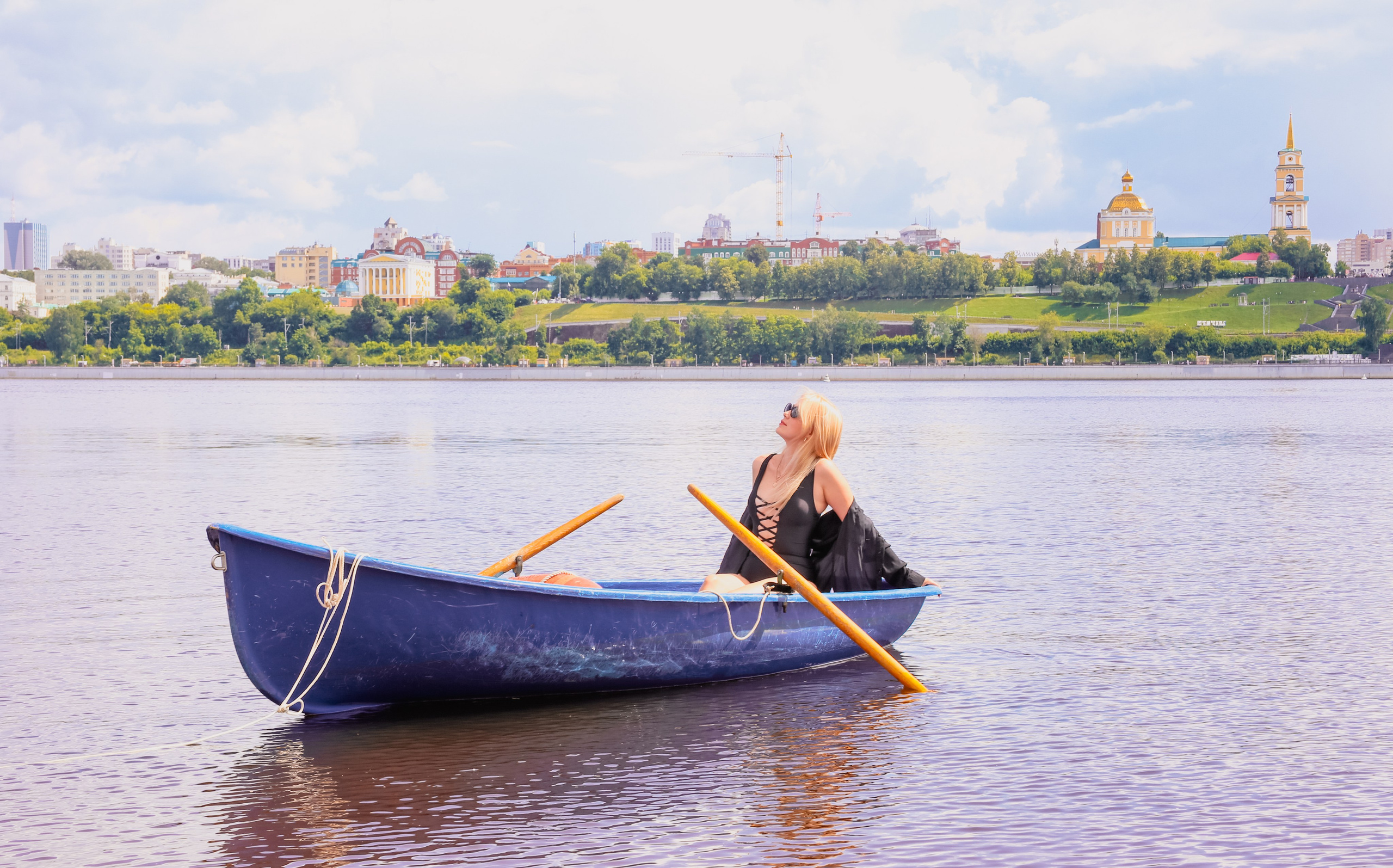 Вероника на пляже. Фотограф Пермь. Фотосессия в фотостудии Перми и на свежем воздухе