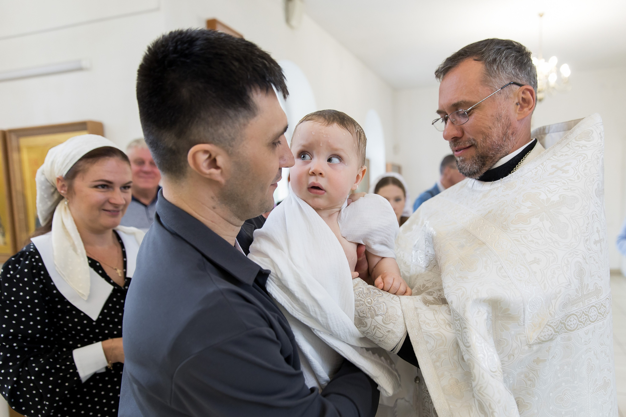 Крещение. Снимаю съемки