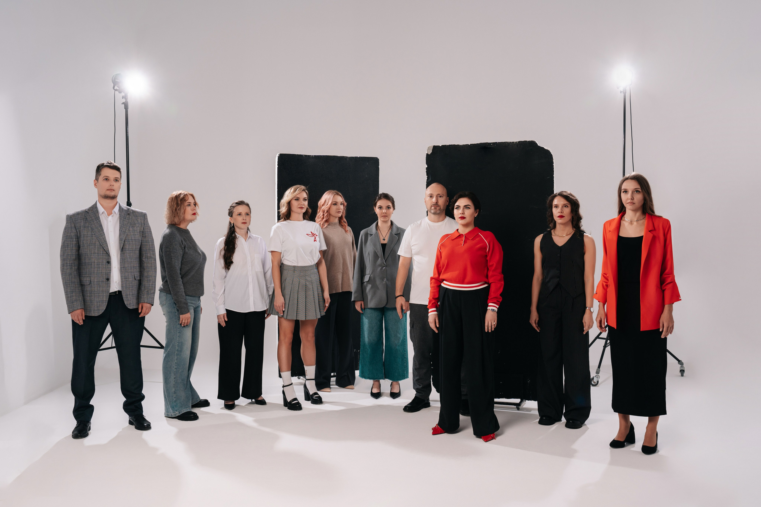 Бизнес фотосессия для сотрудников в фотостудии