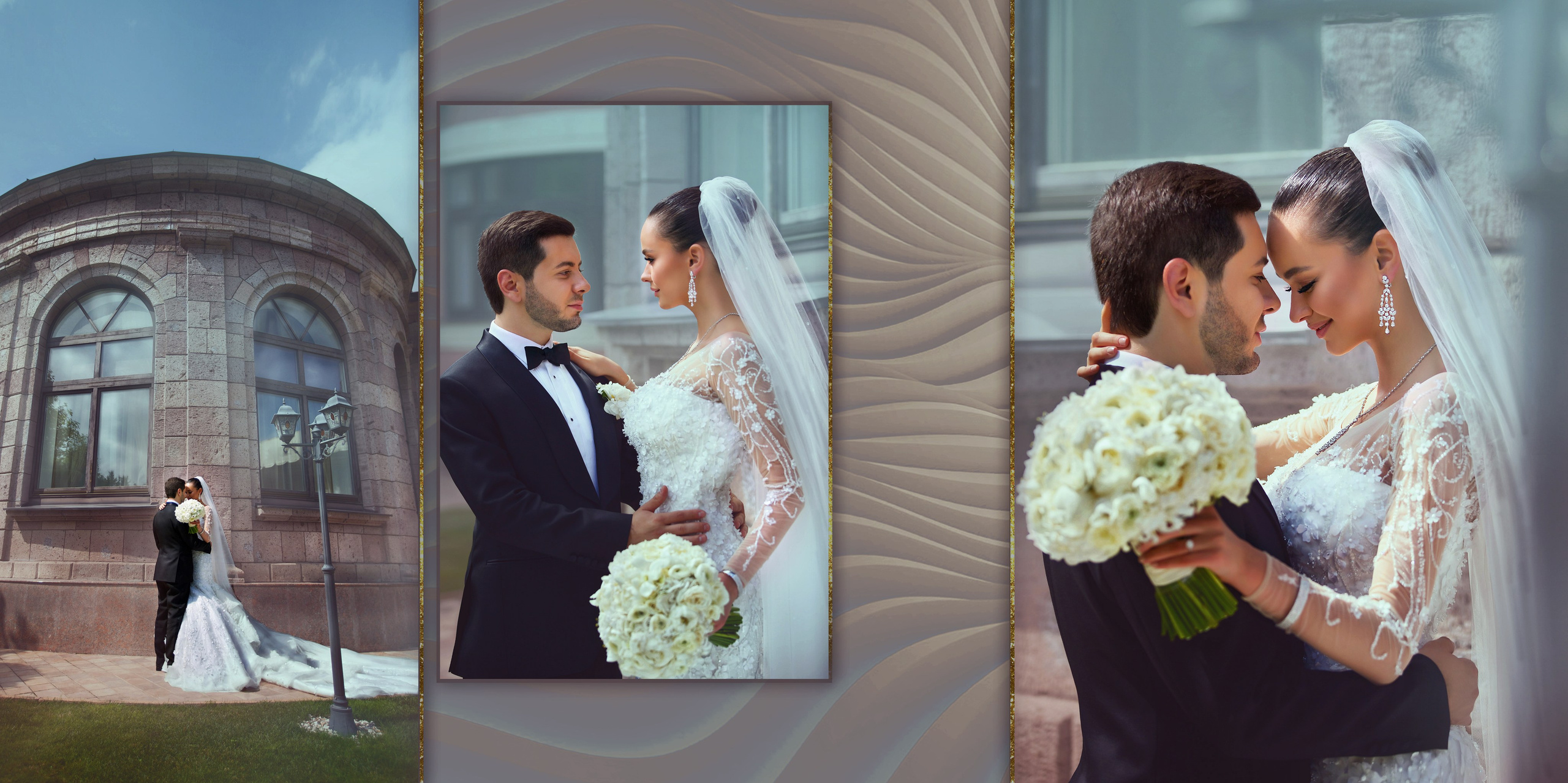 Свадебная фотокнига. Фотограф Кирсанова Наталия. Фотохудожник Наталия Кирсанова