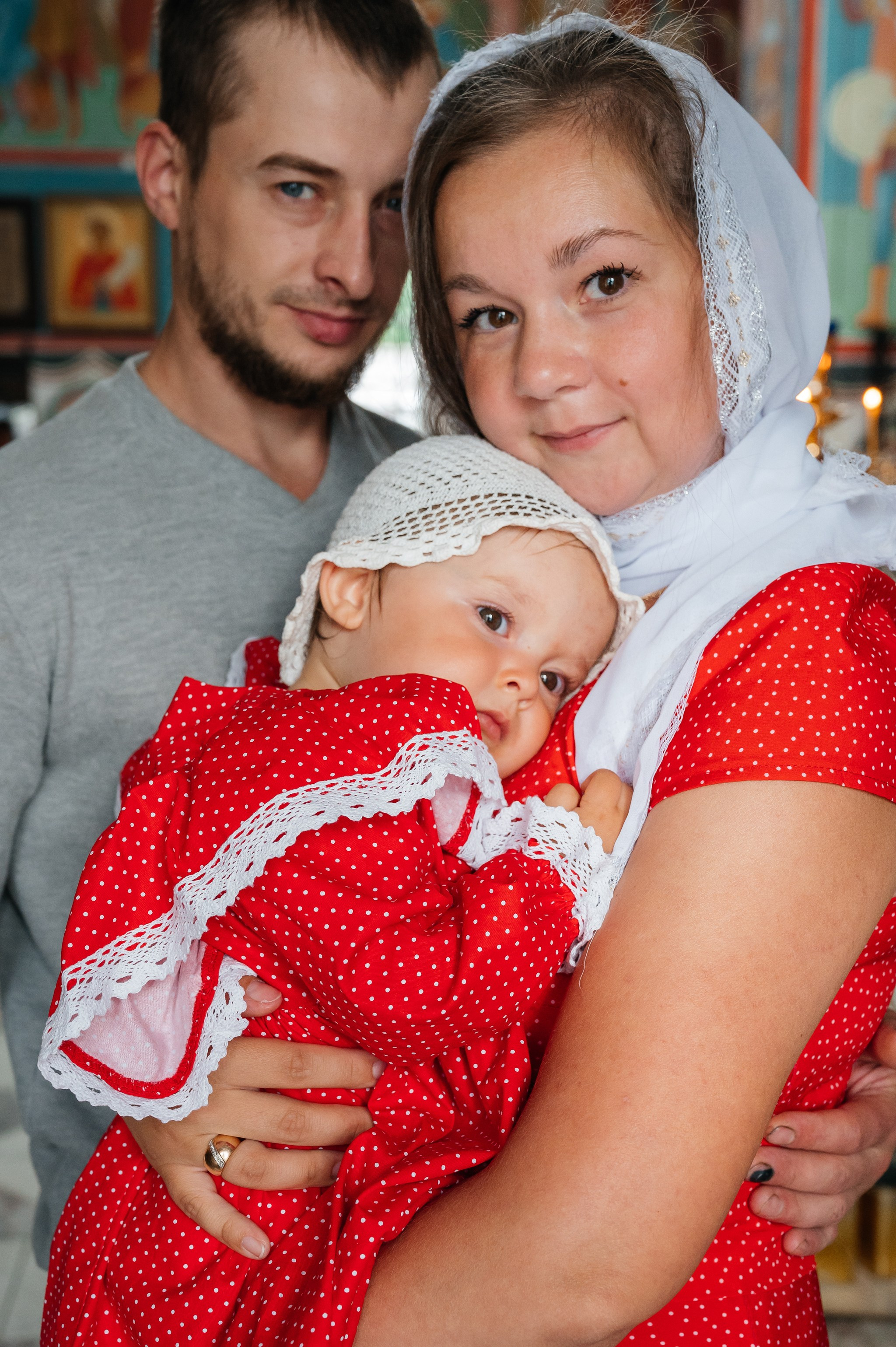 Крещение в храме. Свадебный и семейный фотограф из Санкт-Петербурга Климов Анатолий