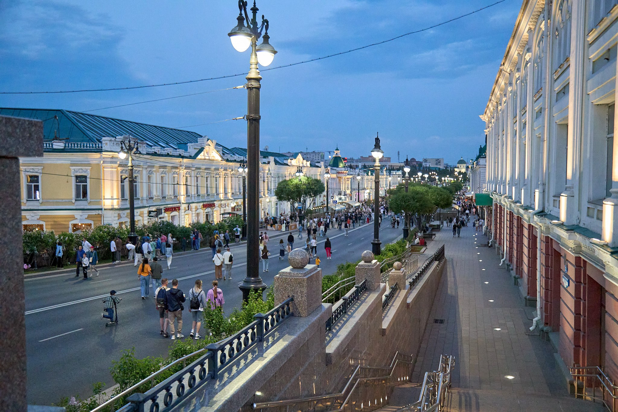 Пешеходный Любинский в молодежной столице. Фотограф Омск | Александр Вандеров