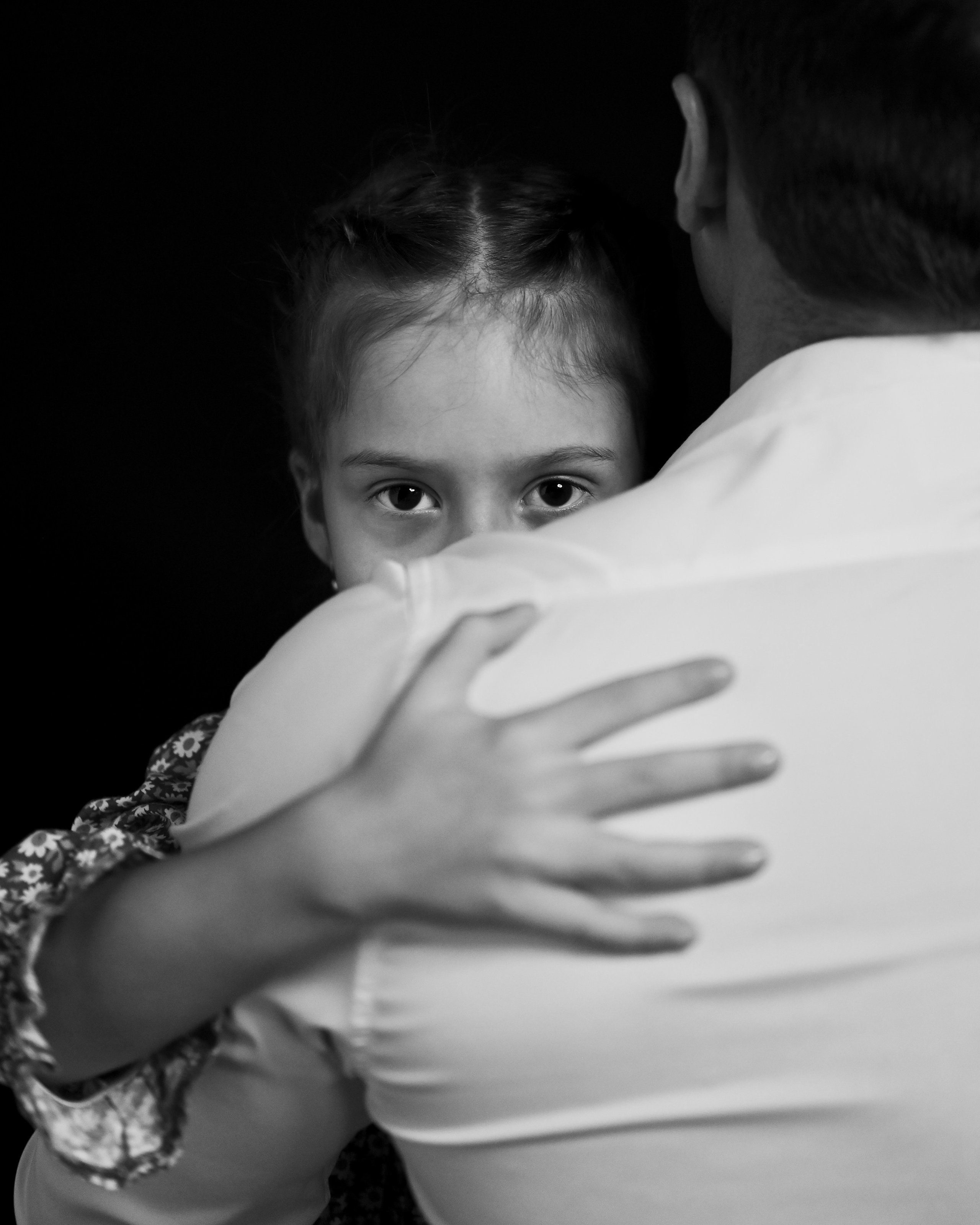 Отец и дочь. Фотограф Регина Барская, Калуга