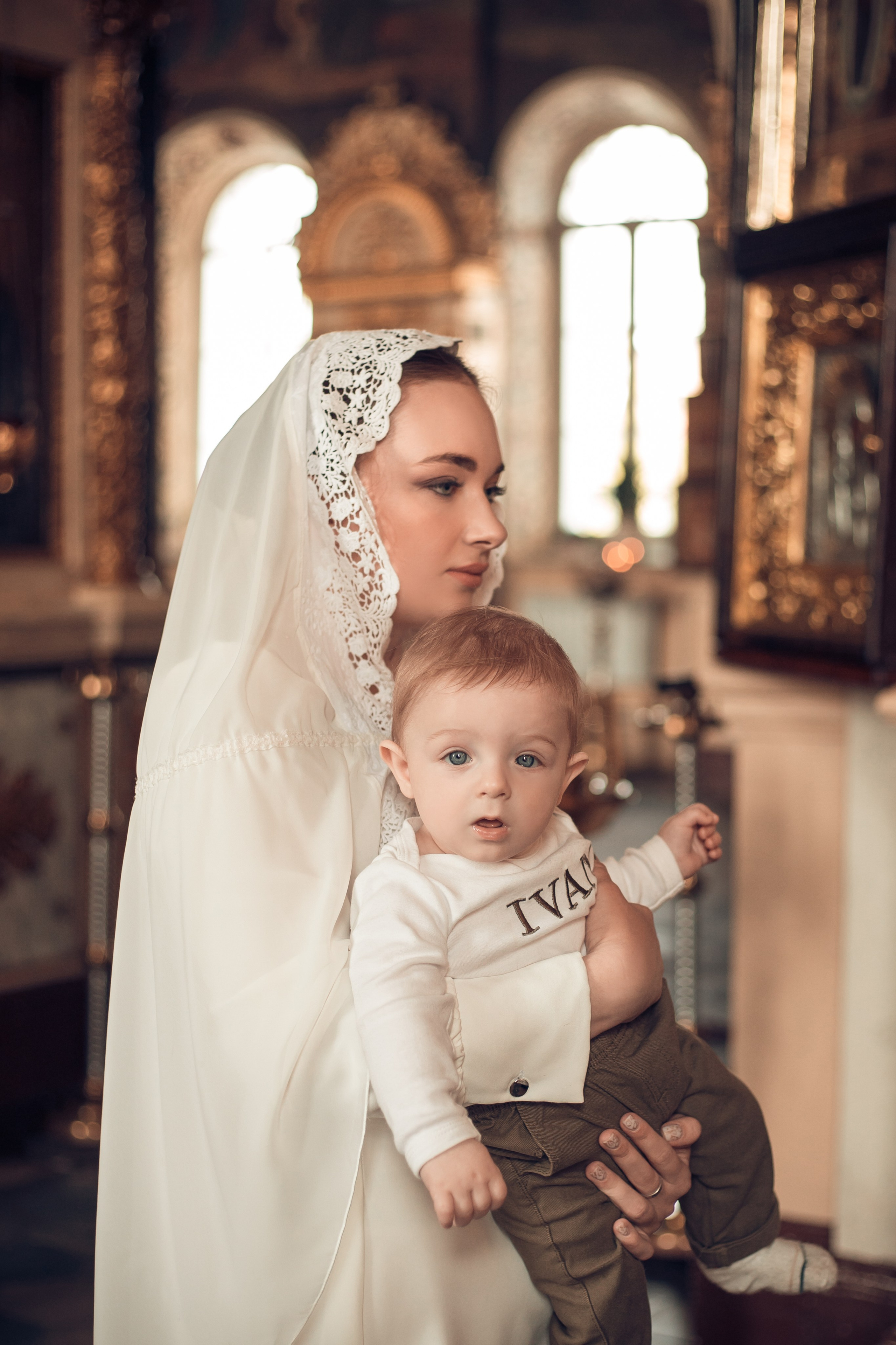 Таинство Крещения Ивана. Борисо-Глебский кафедральный собор. Семейный фотограф в Рязани и Рязанской области