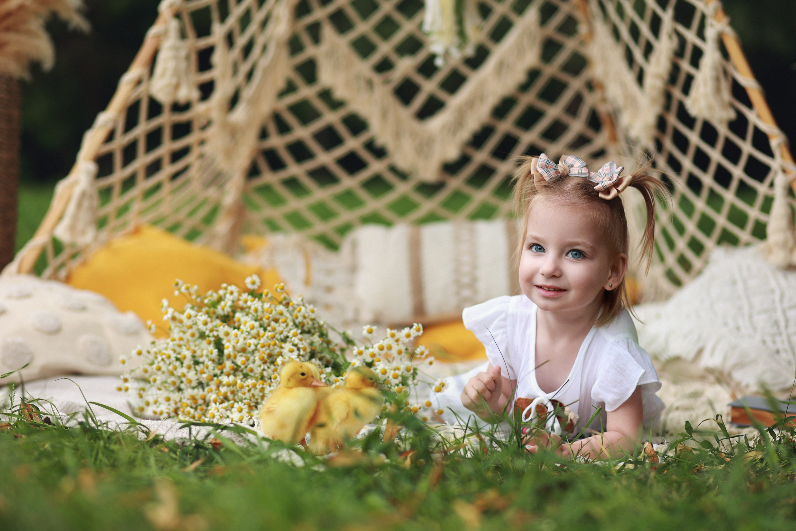 Бохо в Чистяковской Роще. Детский семейный фотограф Краснодар