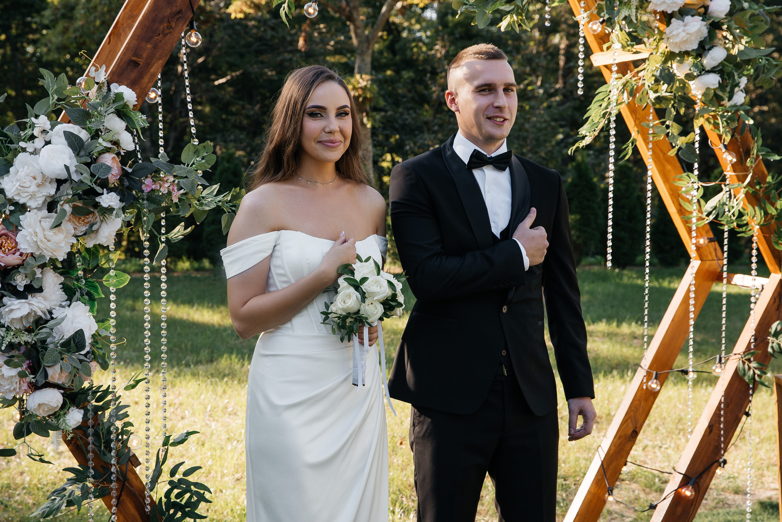Свадьба на открытом воздухе. Свадебный и семейный фотограф в Москве Олеся Подколзина