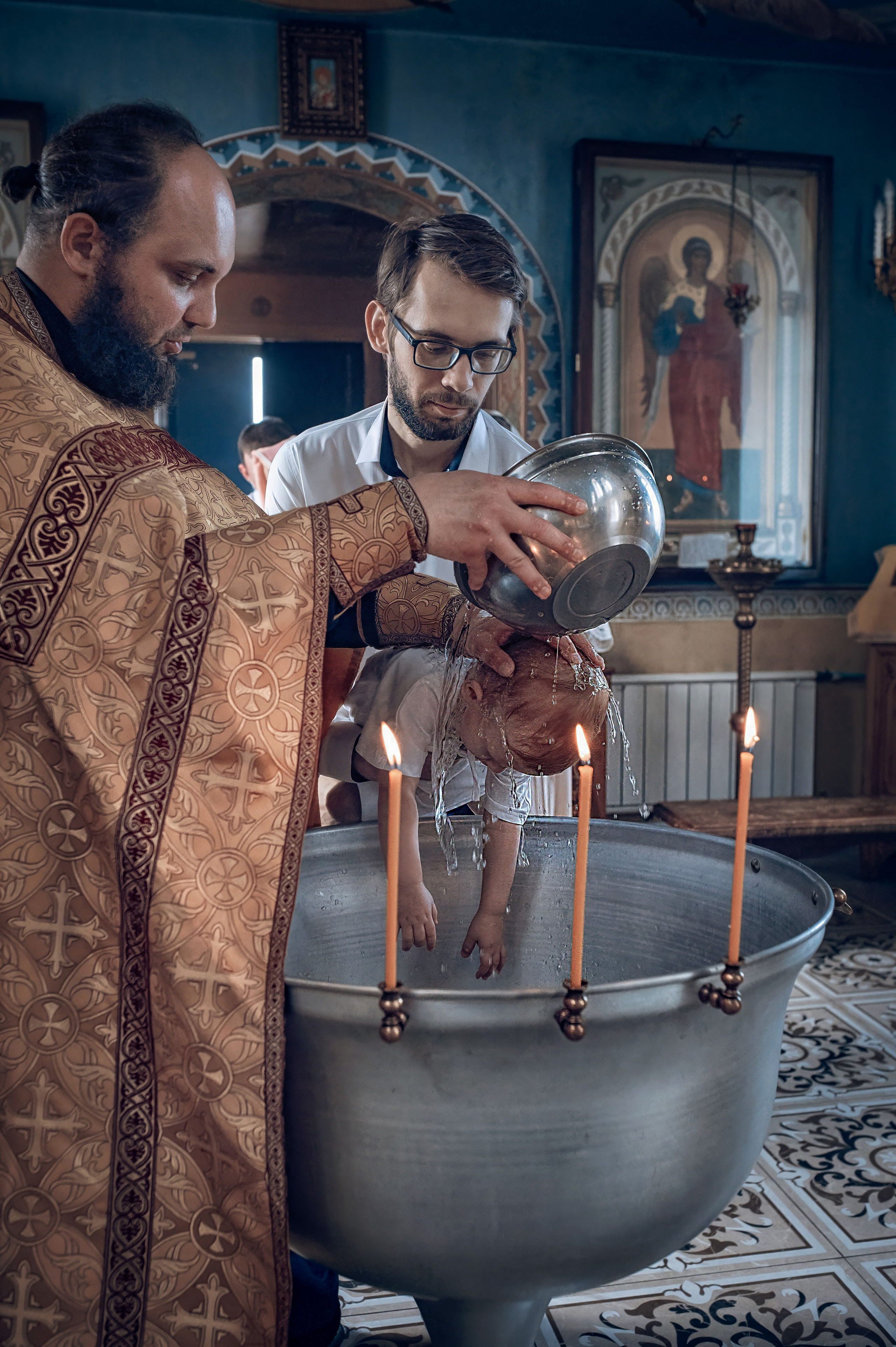 Съемка крещения в Красноярске. Фотографы крещения/венчания  Красноярск Татьяна и Вячеслав Переваловы