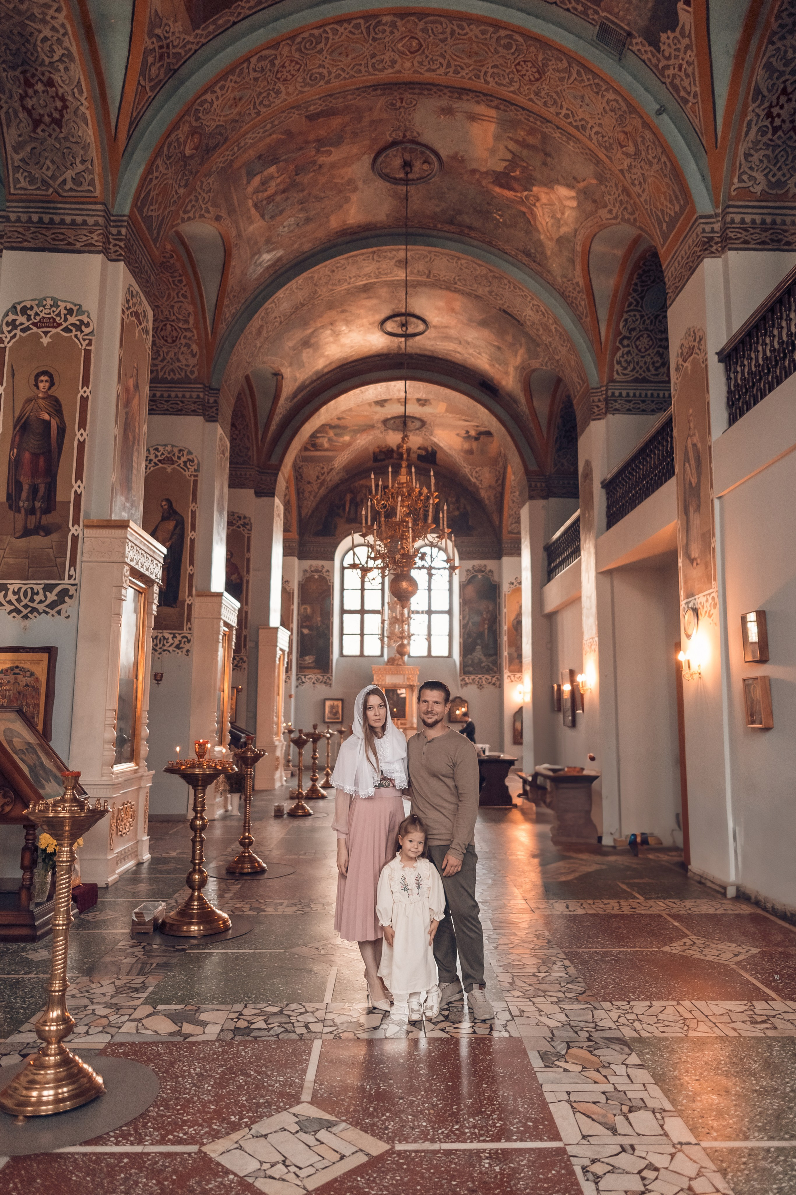 Таинство Крещения Ярославы. Храм Сошествия Святого Духа. Главная