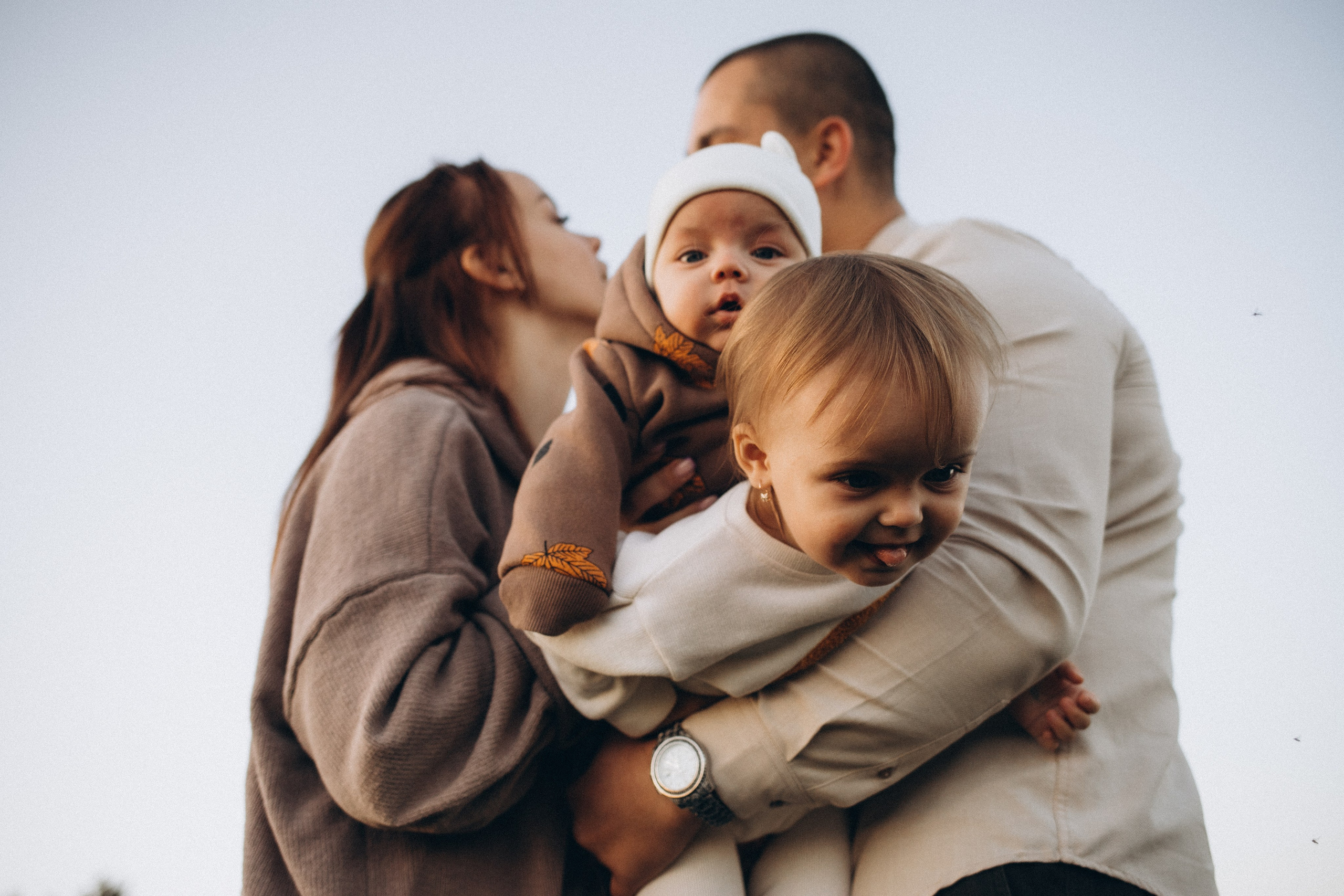 Саша, Алиса, Ева и Сереженька. Семейный и свадебный фотограф Анна Кожокарь