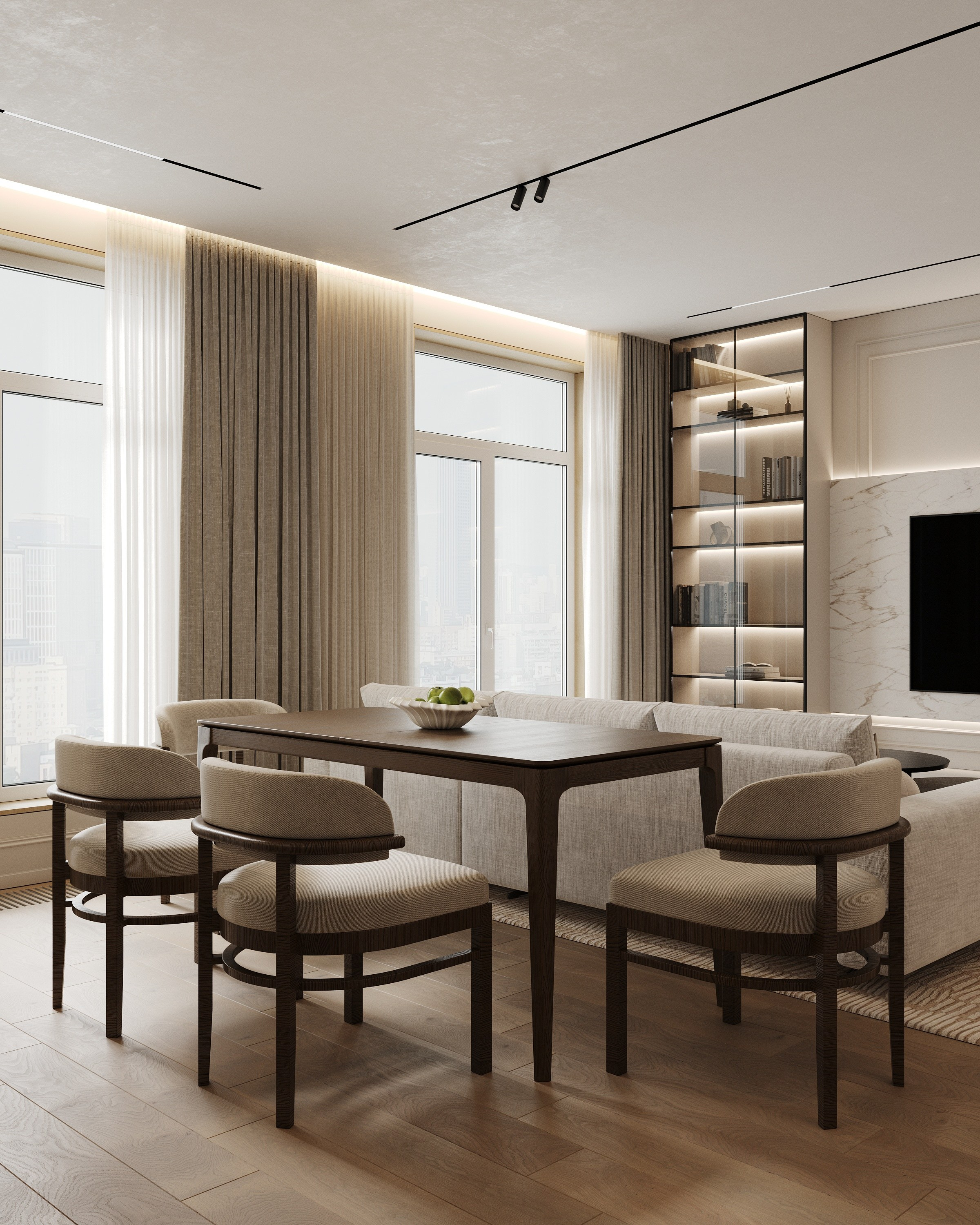 ЖК ''Домино Премиум"/ Санкт-Петербург/ 62 кв. м. Ксения Барабаш дизайнер интерьера в Санкт-Петербурге