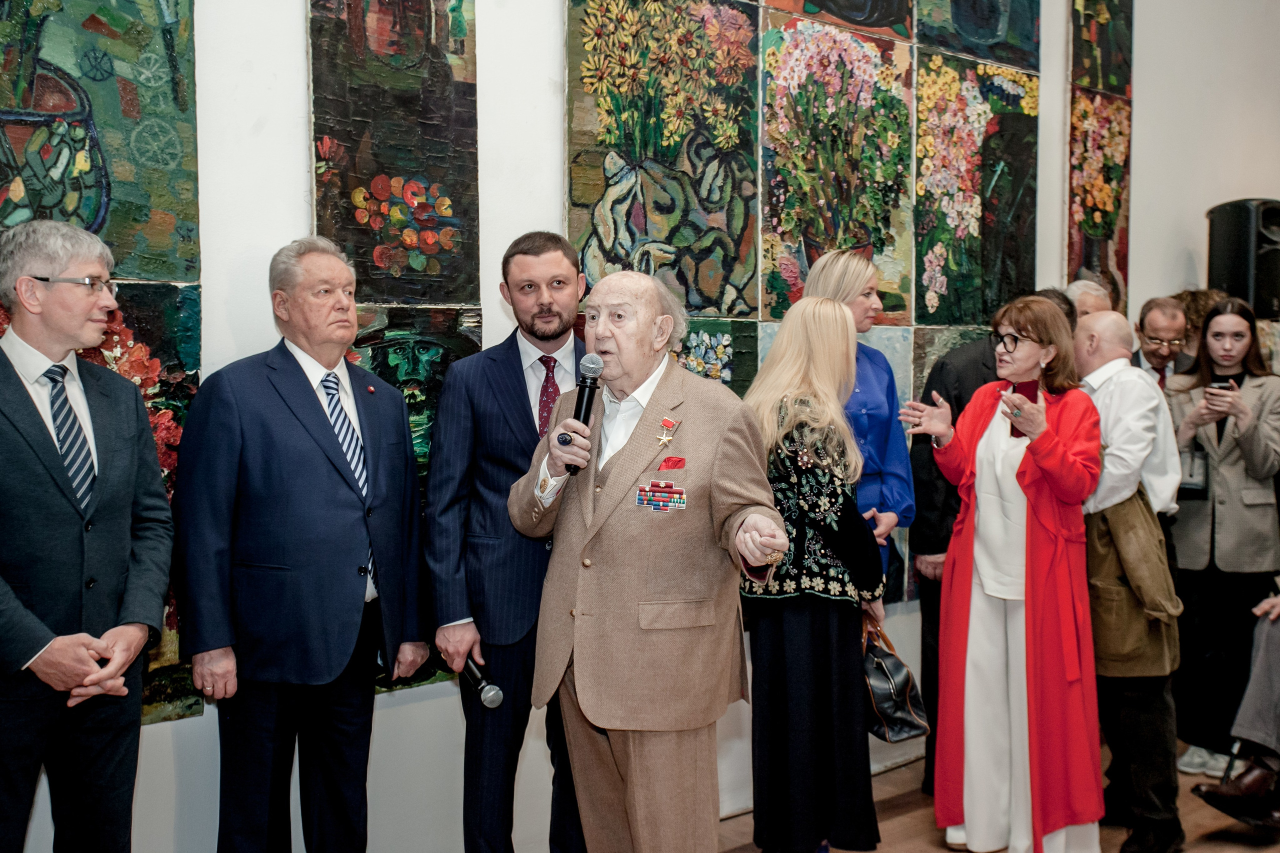 Открытие выставки Зураба Церетели. Art photographer Nino