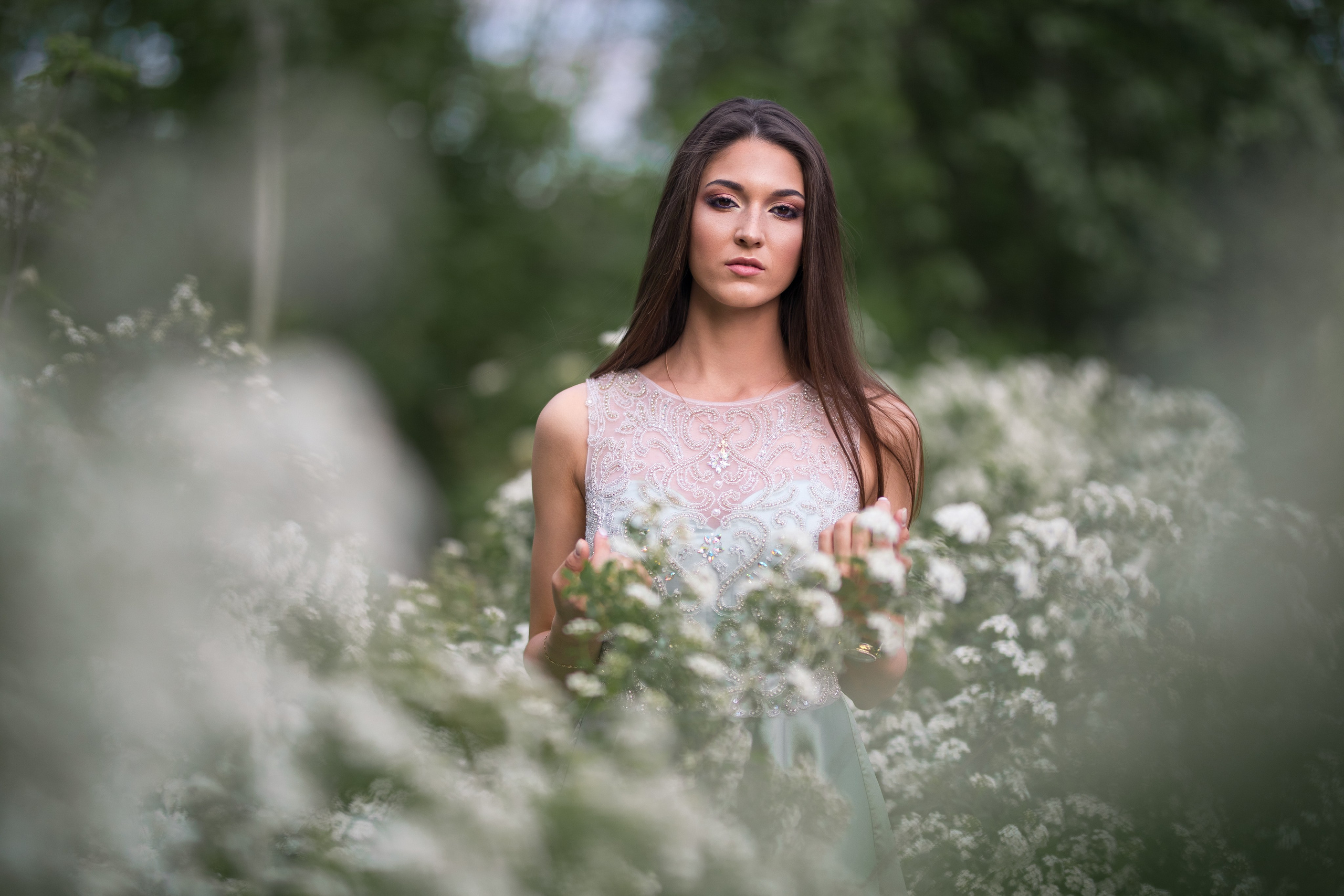 Фотосъемка в саду и на набережной с Валерией