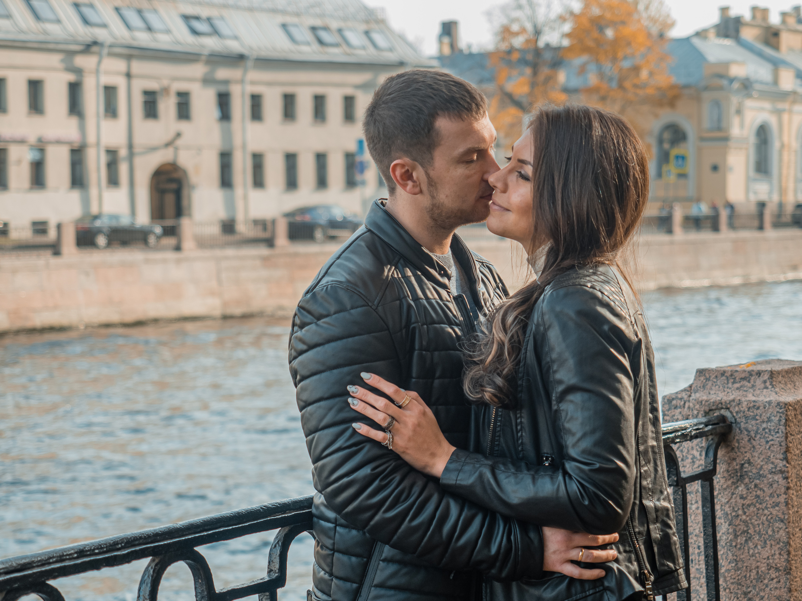 фотосессия на улице осенью, лав стори фотосессия