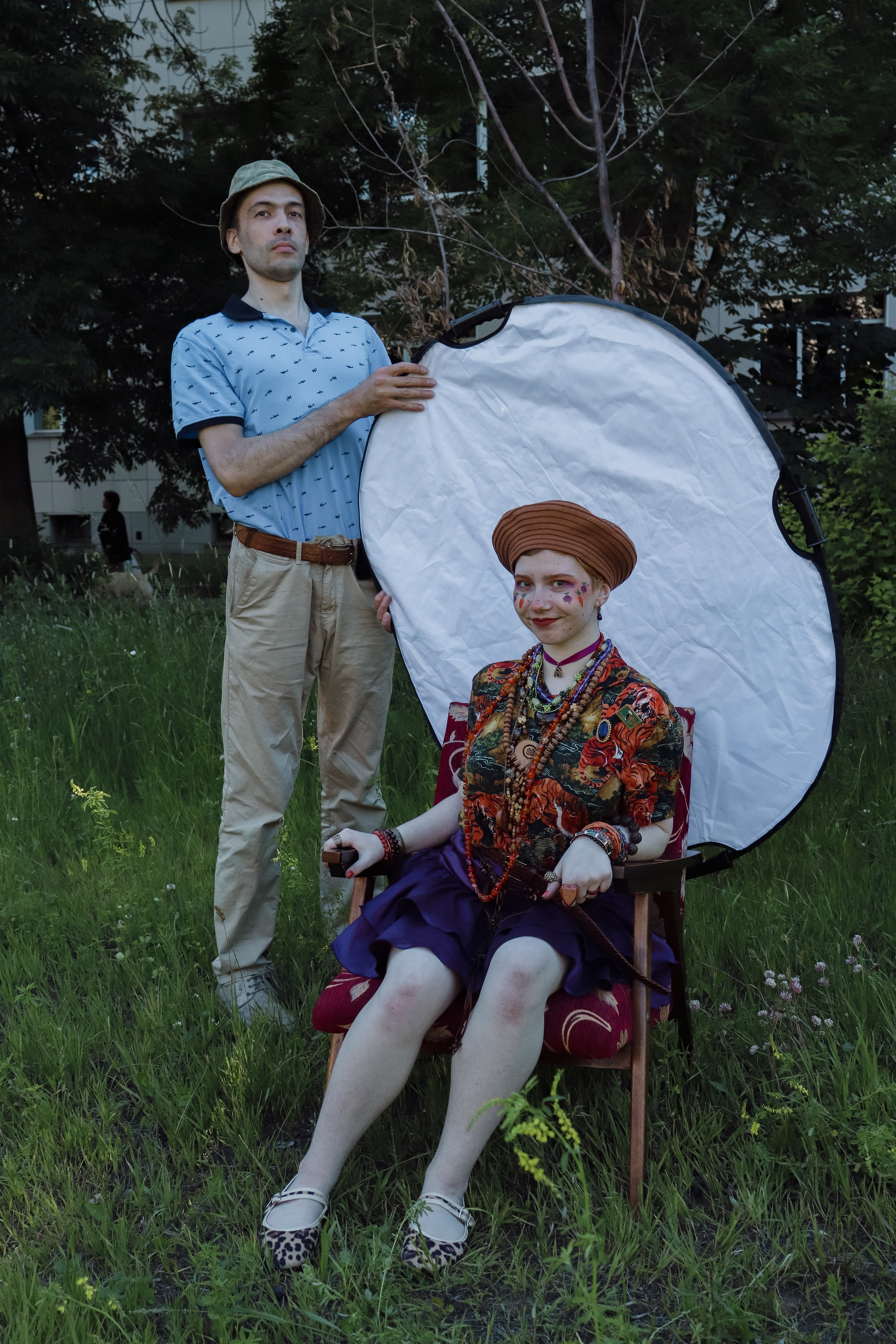 Модная съёмка во дворе. Ивентный фотограф в Санкт-Петербурге Олег Комков