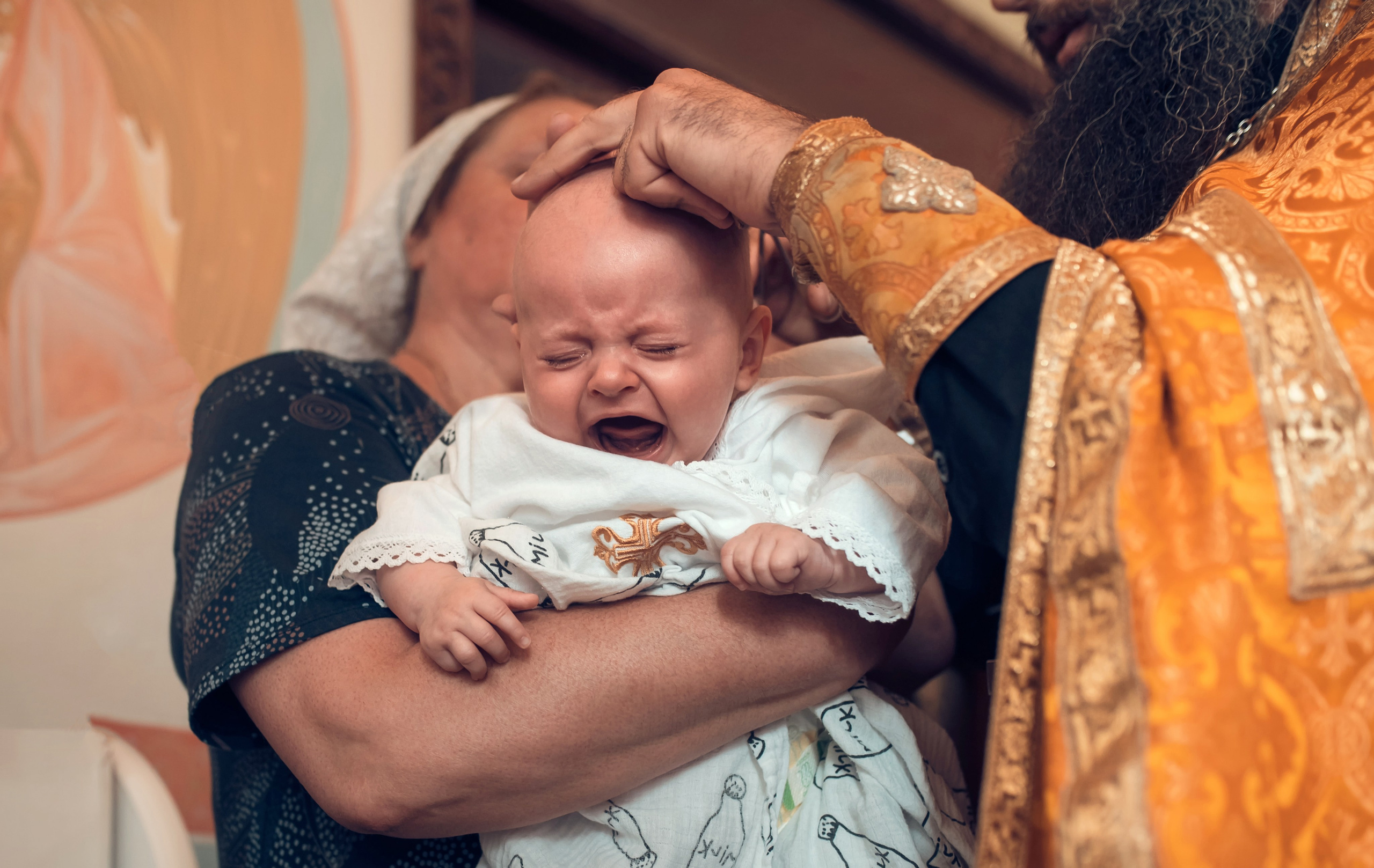 Таинство Крещения Крестовоздвиженский храм. Семейный фотограф Олеся Батурина Рязань