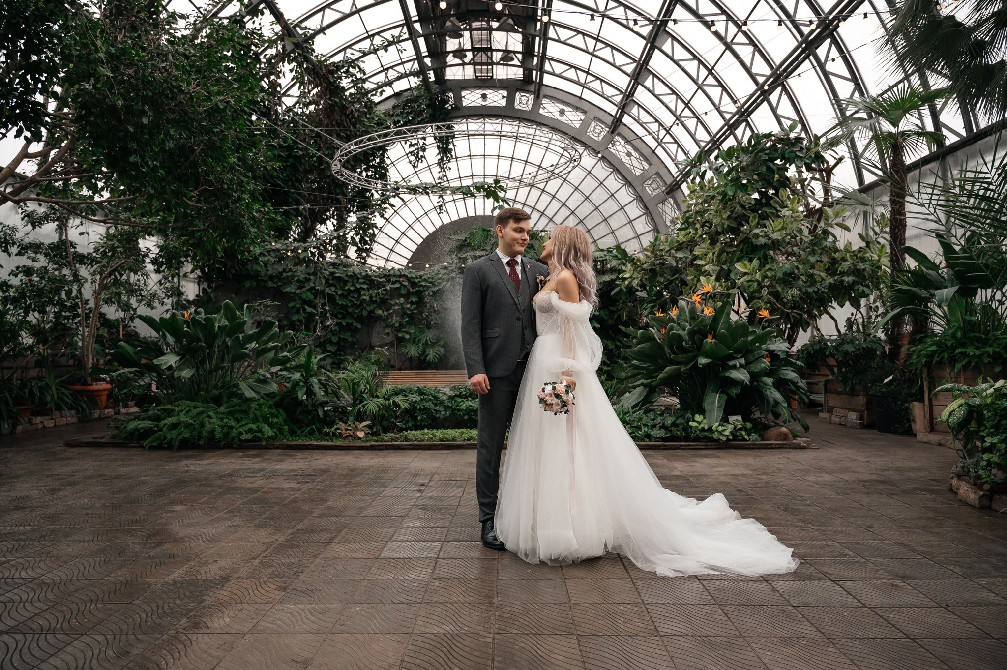Оранжерея Таврического сада. Свадебный и семейный фотограф из Санкт-Петербурга Климов Анатолий