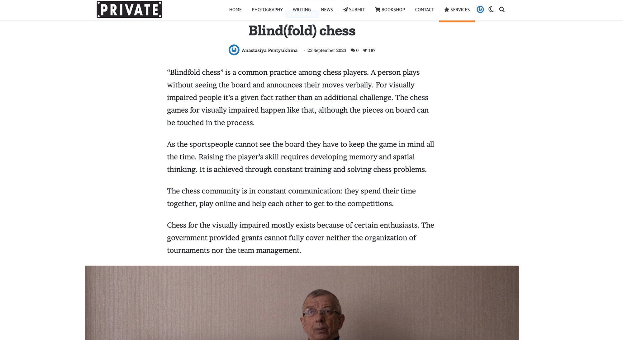 chess, blind, visually impaired, braille, braille, VOS, All-Russian Society of the Blind