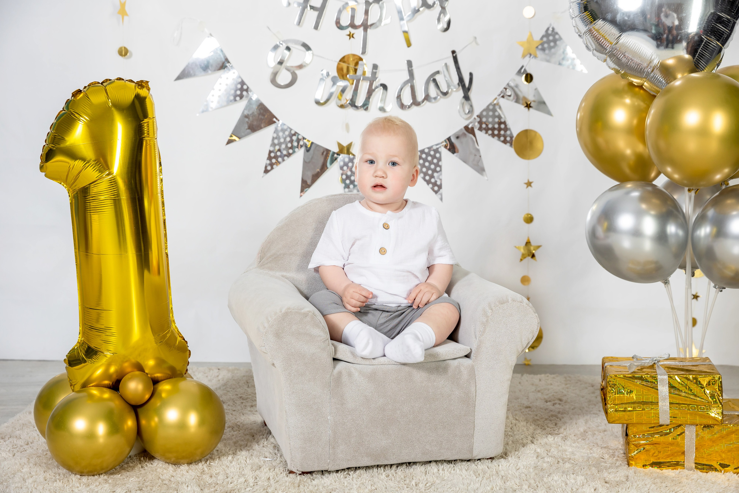 Золотое годовасие. Детский семейный фотограф в г. Находка Ольга Коваленко, фотостудия Memories