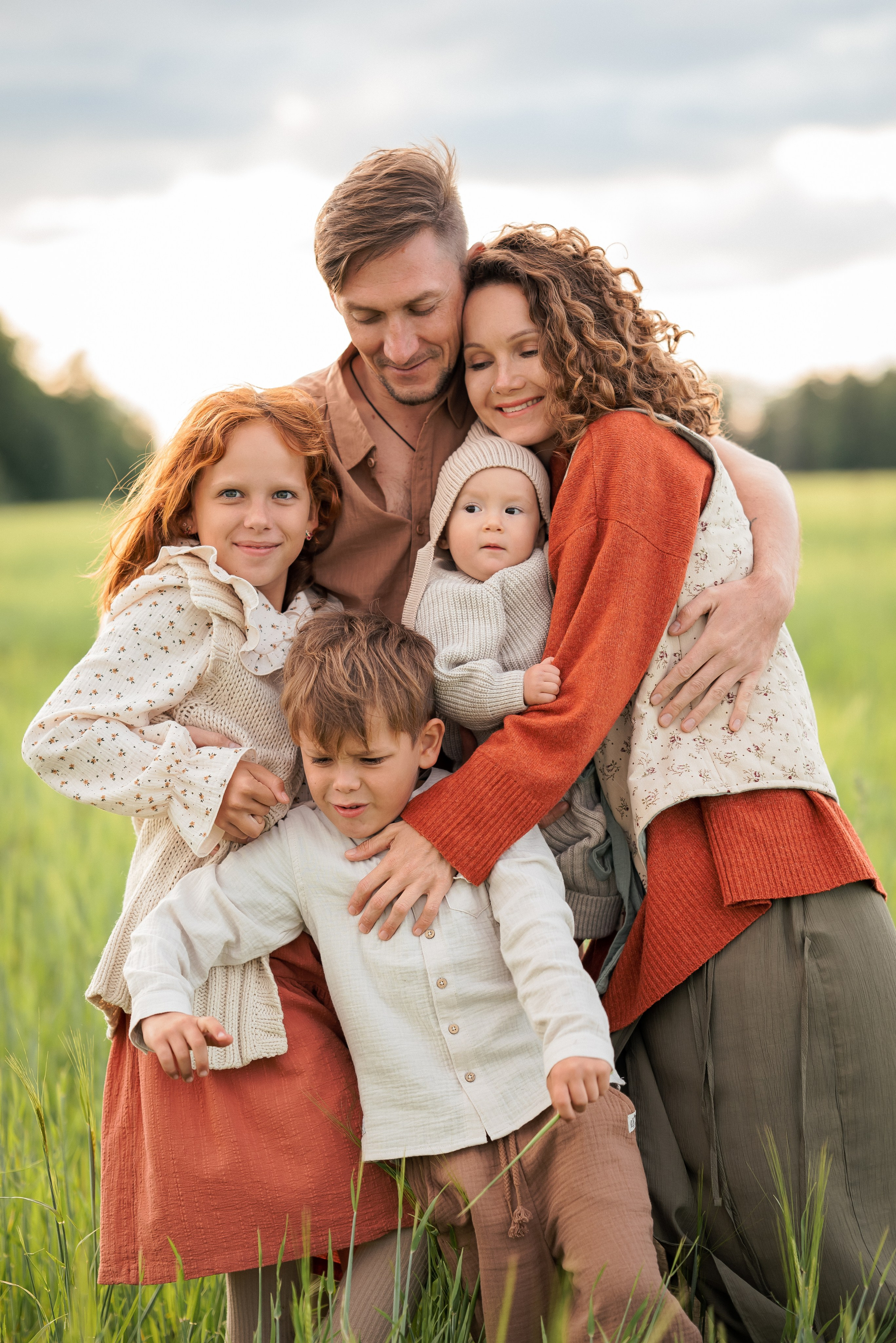 Владимир & Яна с детками. Семейный и детский фотограф в Екатеринбурге Валерия Нагибина