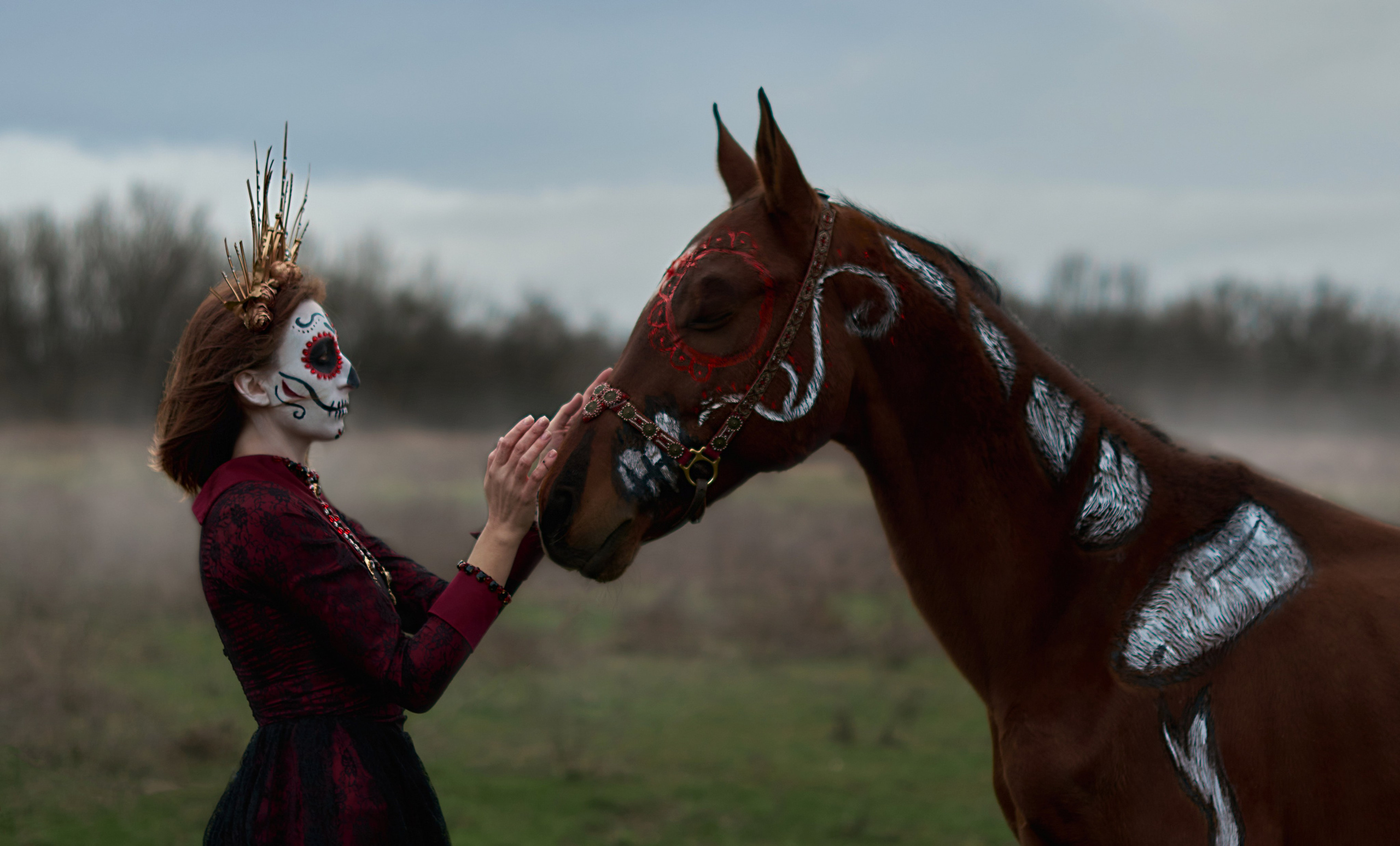 Фотосессия в стиле праздника El Día de Muertos. Фотограф в Севастополе