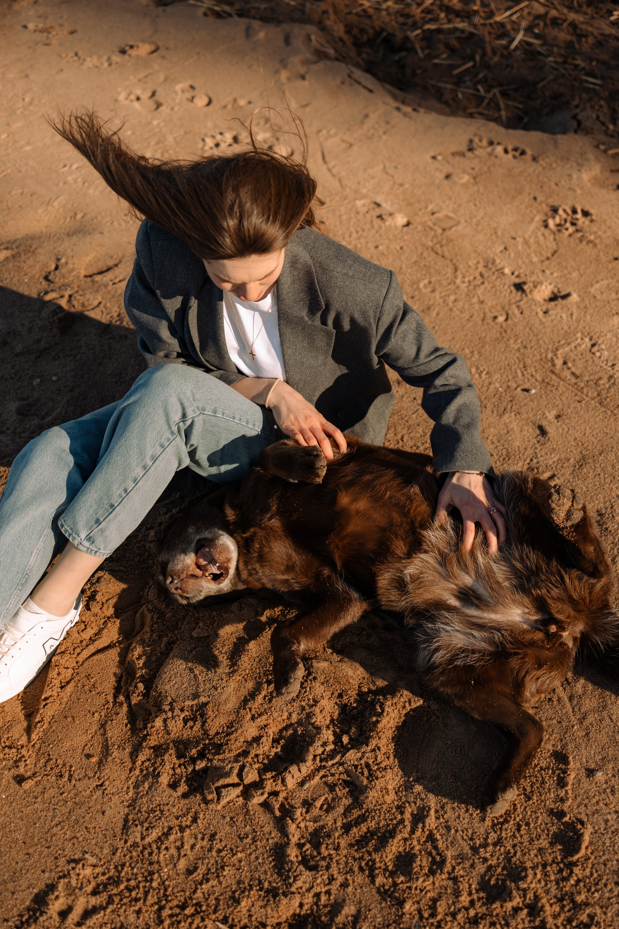 Оля и Питоня. Фотограф — Анималист | Санкт-Петербург