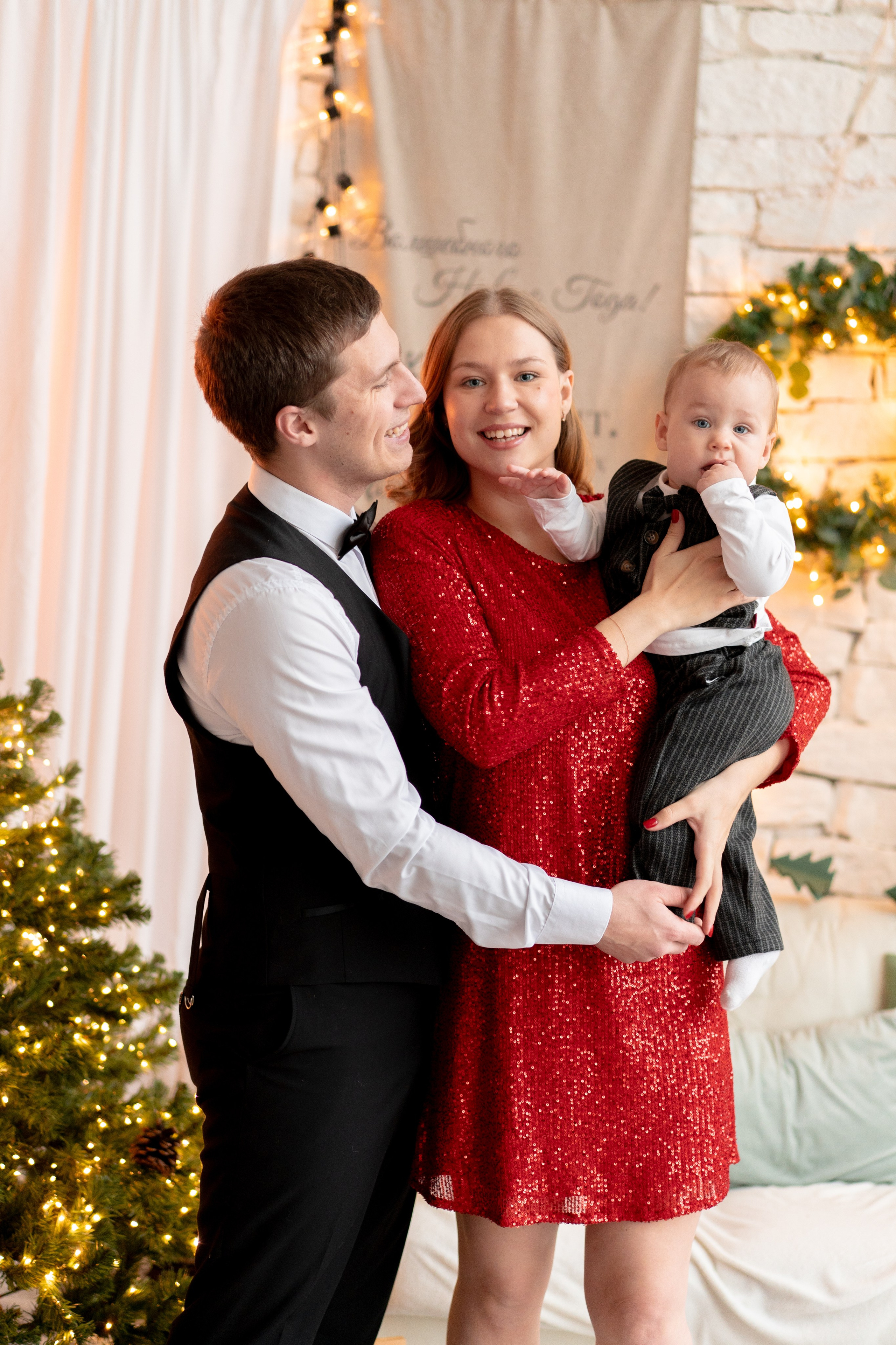 Алёшка с мамой и папой!. Детская, семейная фотостудия в Санкт-Петербурге