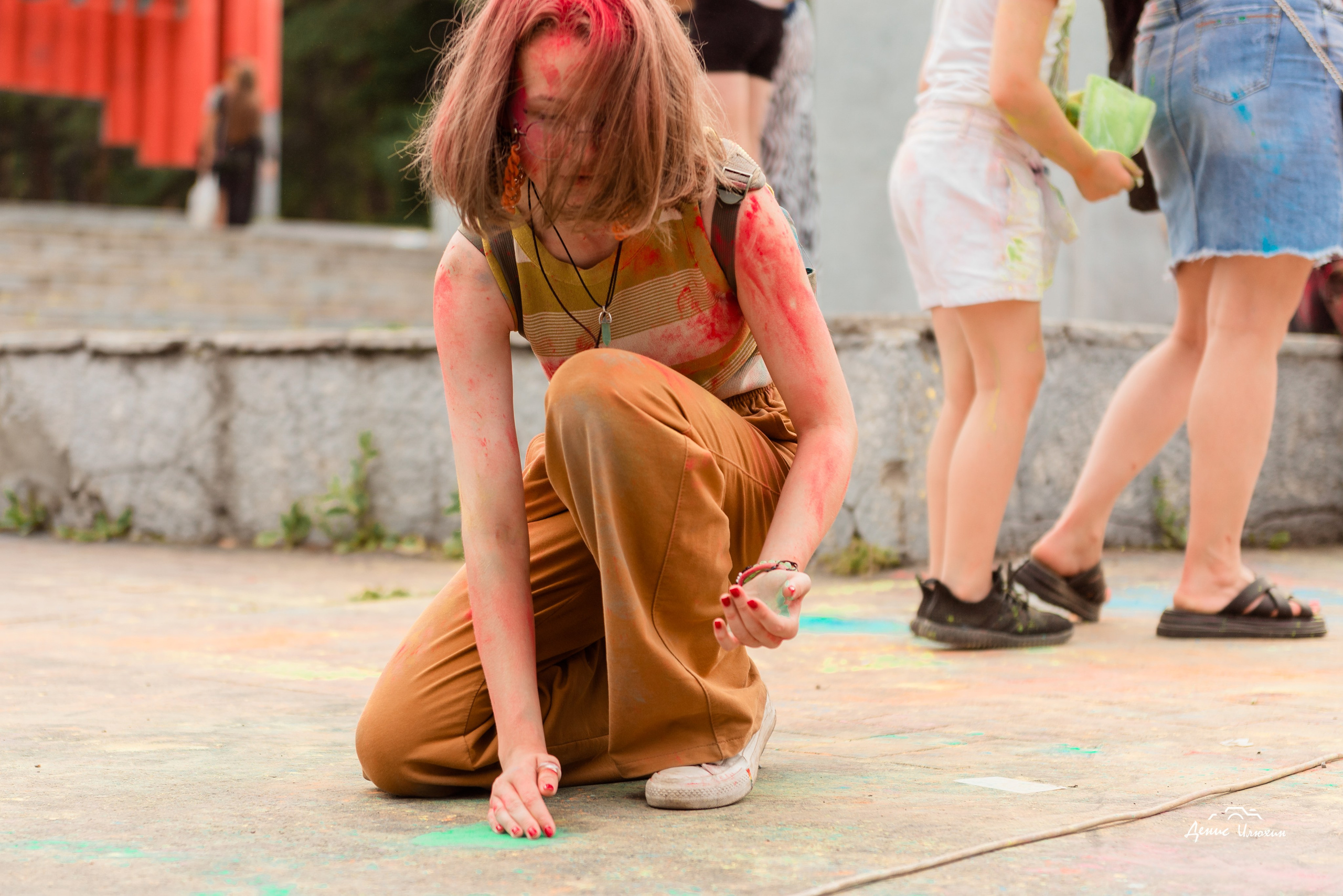 Краски Холи в Комсомольском Парке 2023. Детский фотограф, семейный фотограф и репортажи в Кемерово