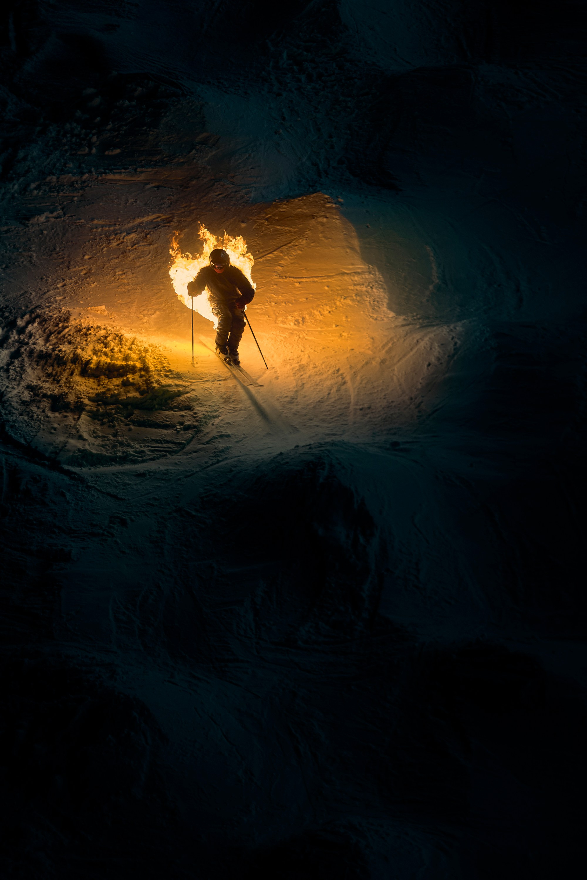 Burning Mogul. Creative photographer Denis Klero