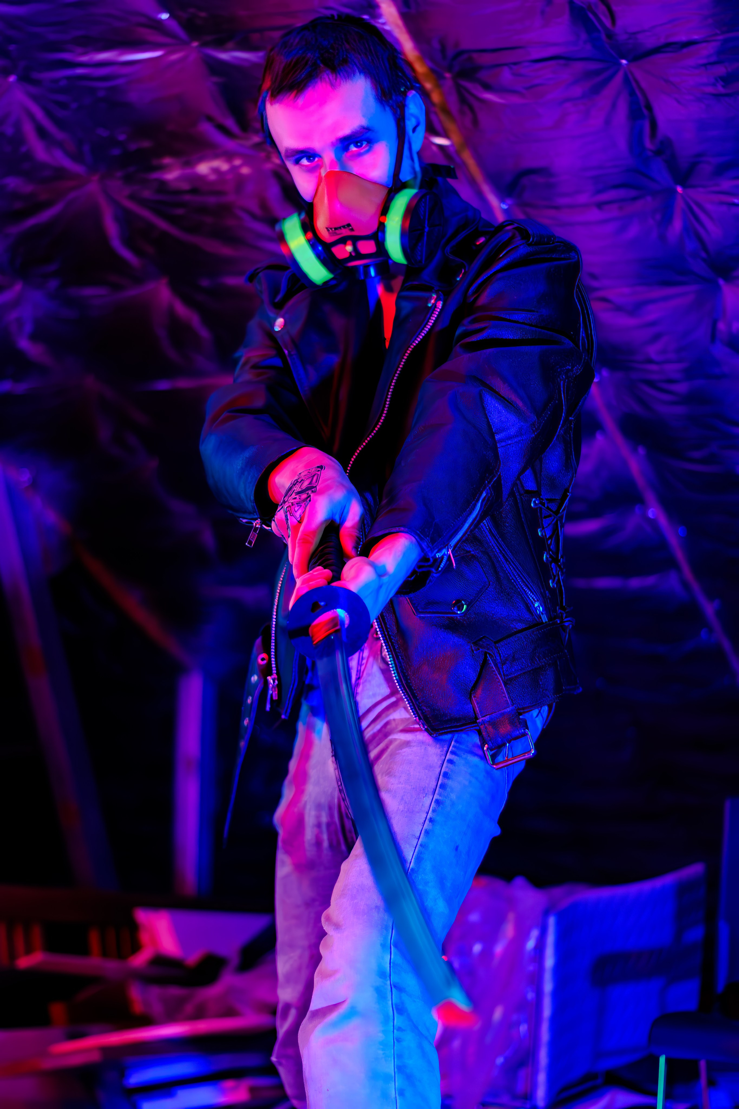 Фотосъёмка в стиле Киберпанк. Фотограф в Южно-Сахалинске Гусаков Евгений