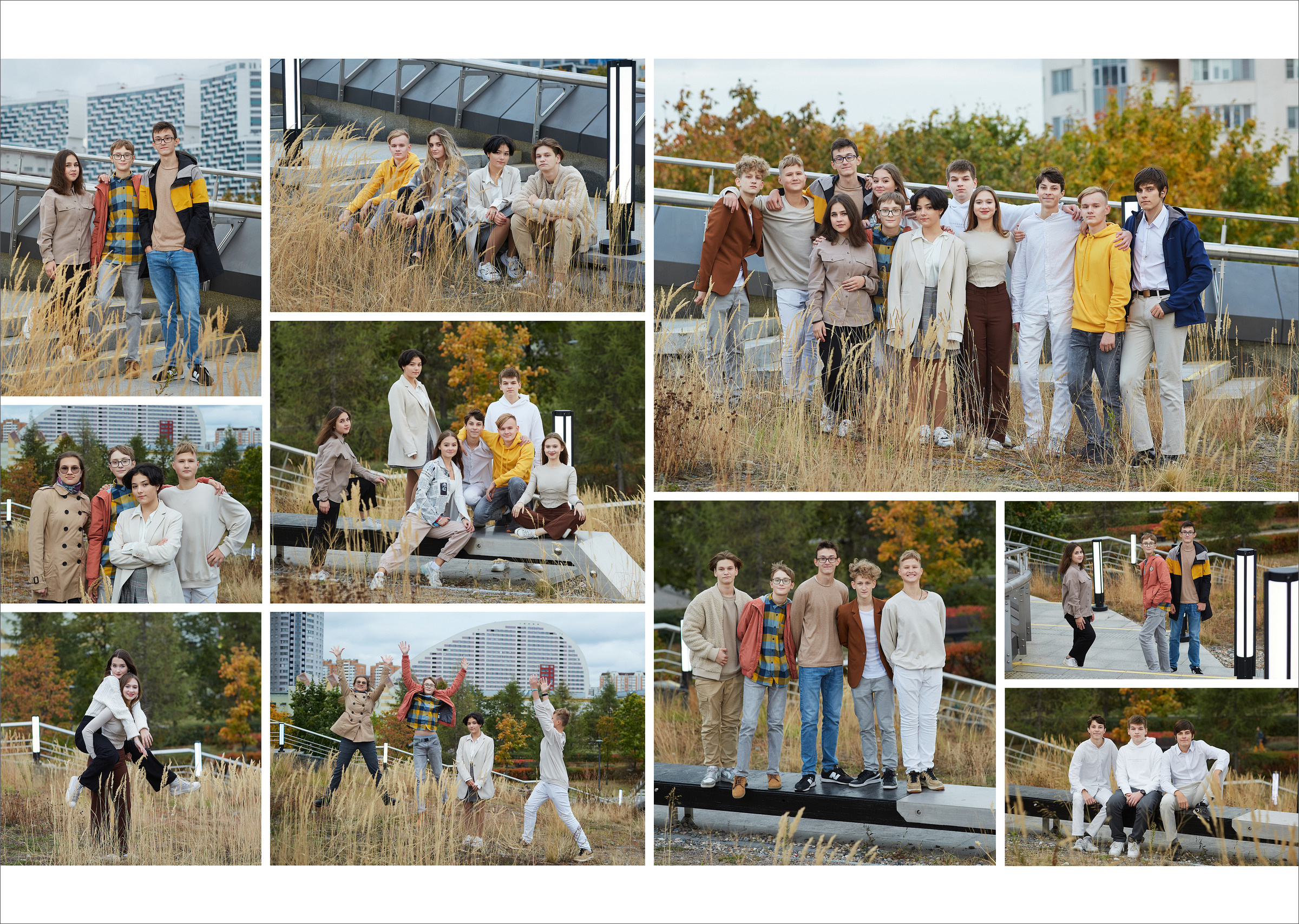 9 класс. Осенняя съемка. Школьный фотограф Сергей Беликов