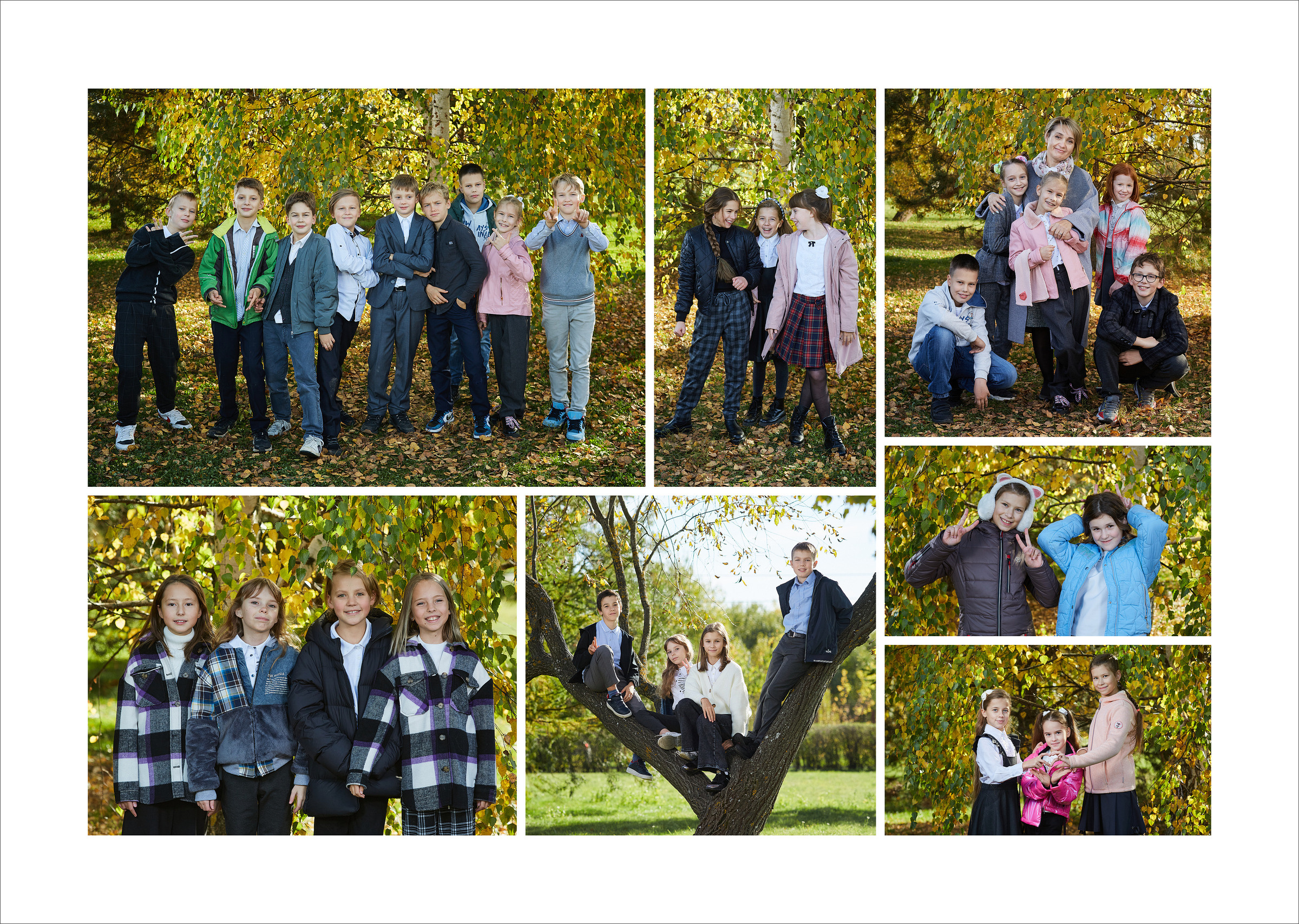 4 класс. Осенние съемки. Школьный фотограф Сергей Беликов