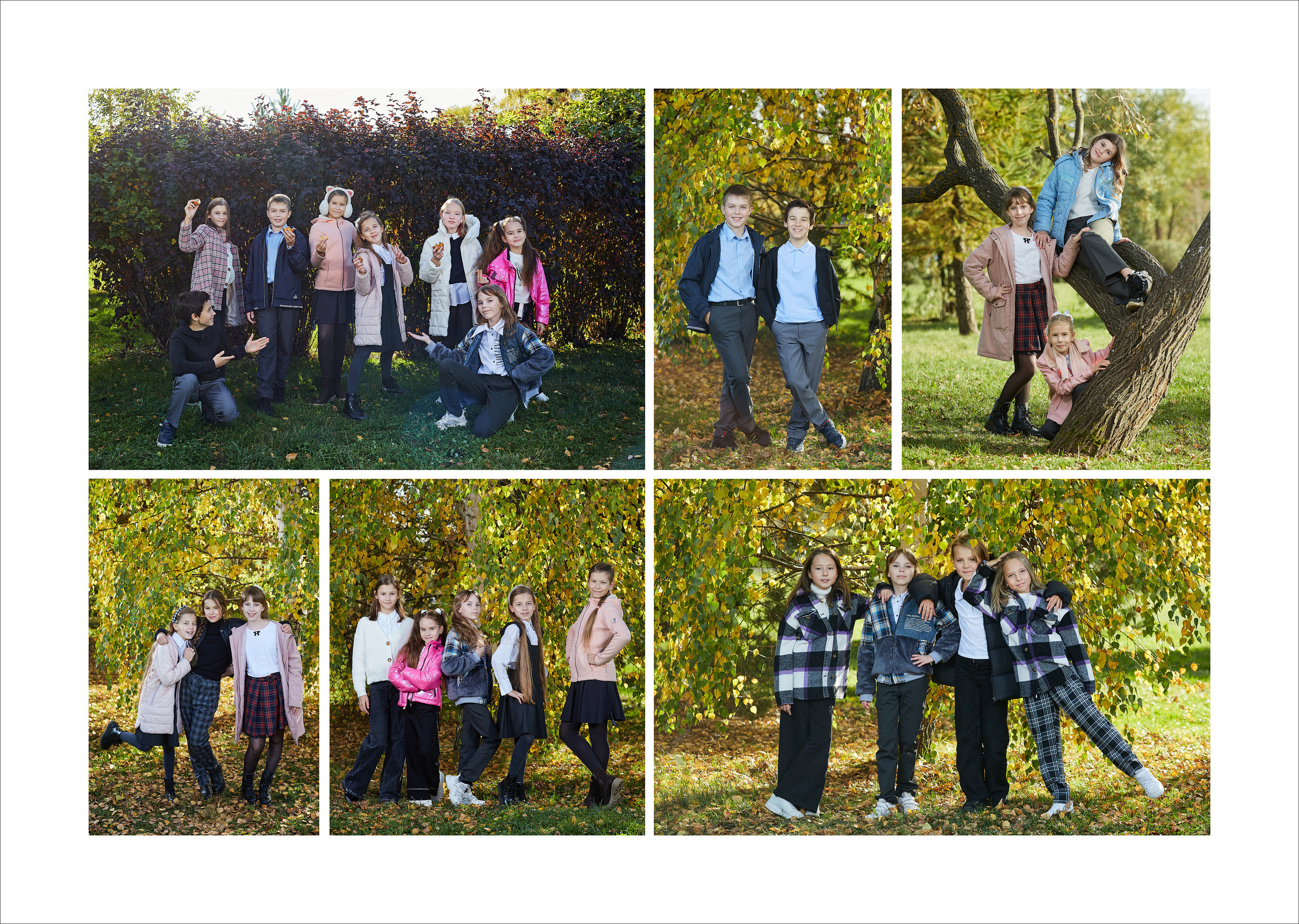 4 класс. Осенние съемки. Школьный фотограф Сергей Беликов