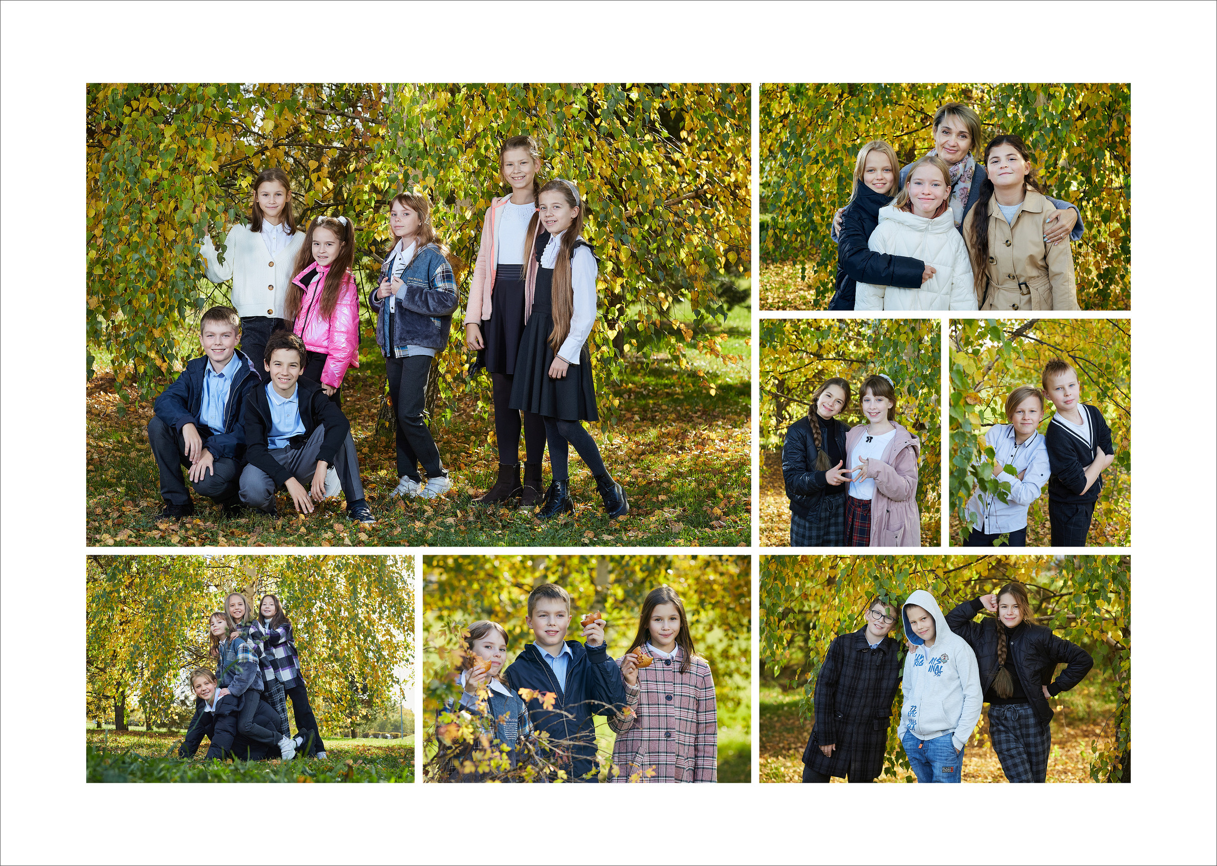 4 класс. Осенние съемки. Школьный фотограф Сергей Беликов