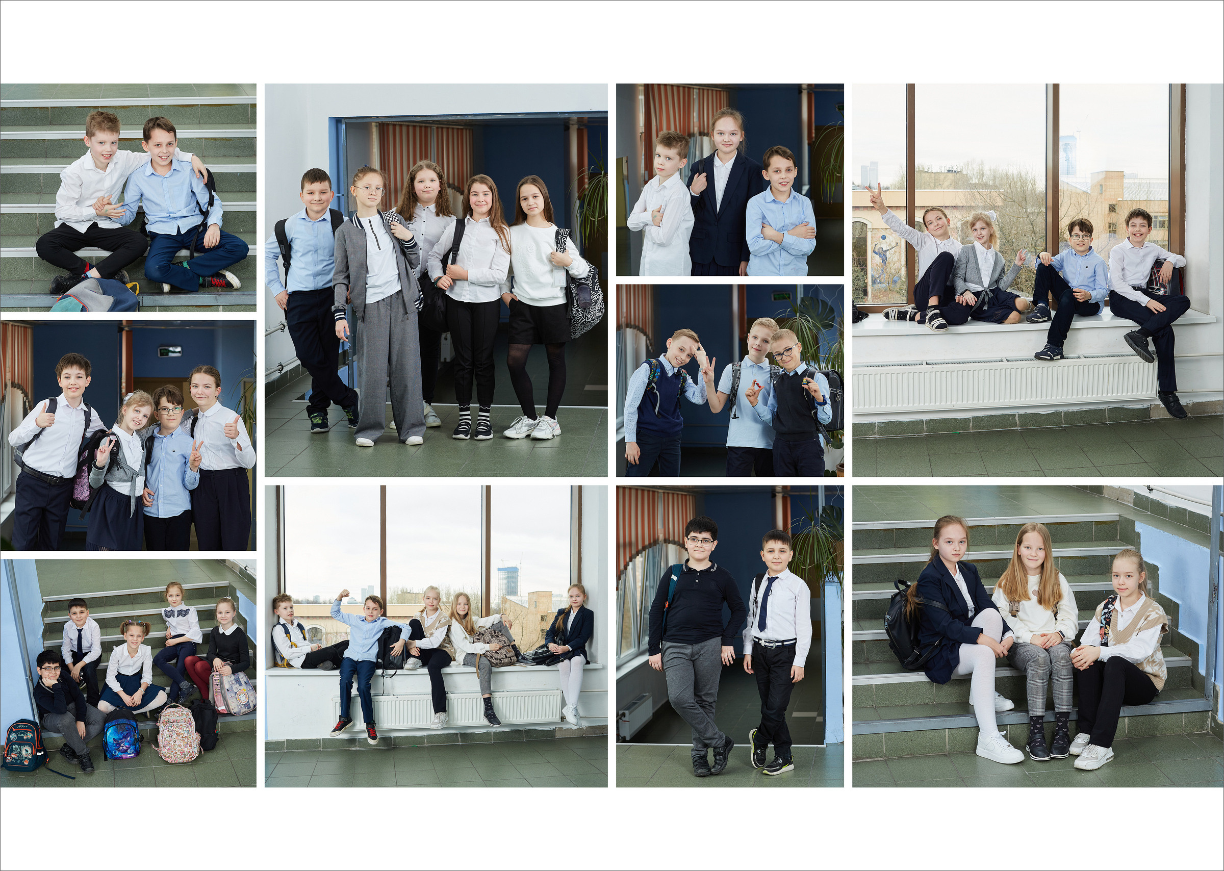 4 класс. В школе. Школьный фотограф Сергей Беликов