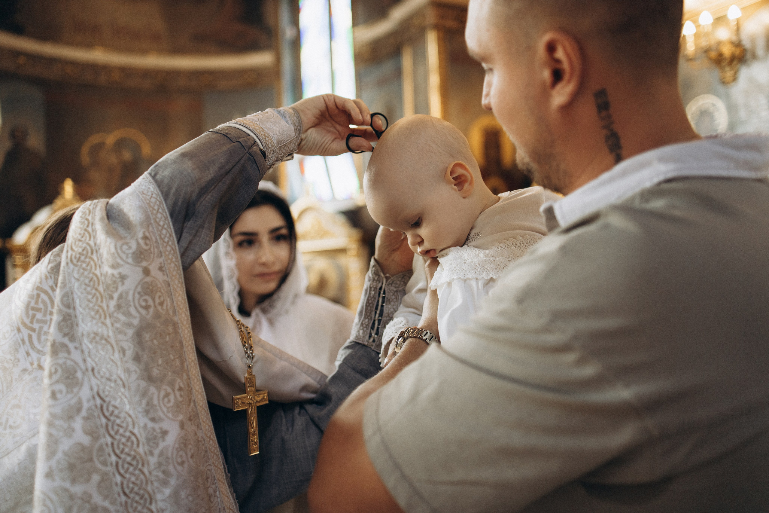 Крещение Арины. Самый теплый фотограф в Краснодаре Рябоконь Ксения