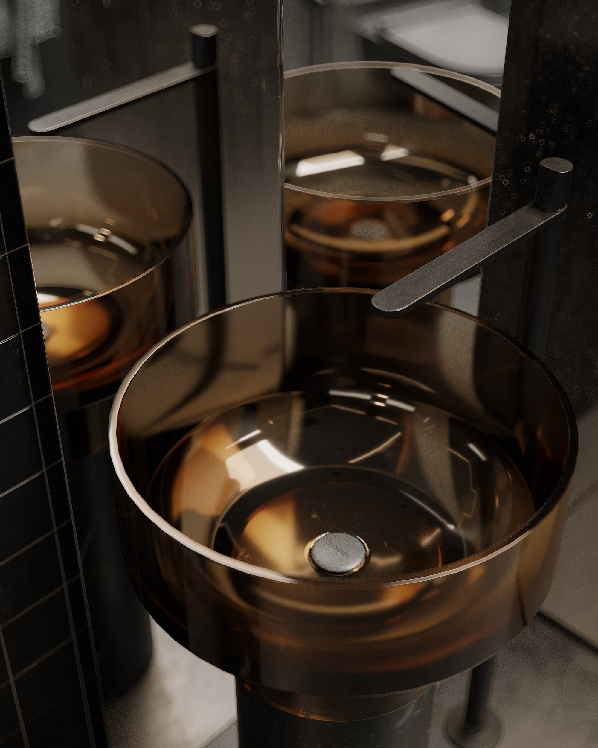 BLACK PROJECT. 3D визуализация интерьера eugene7even