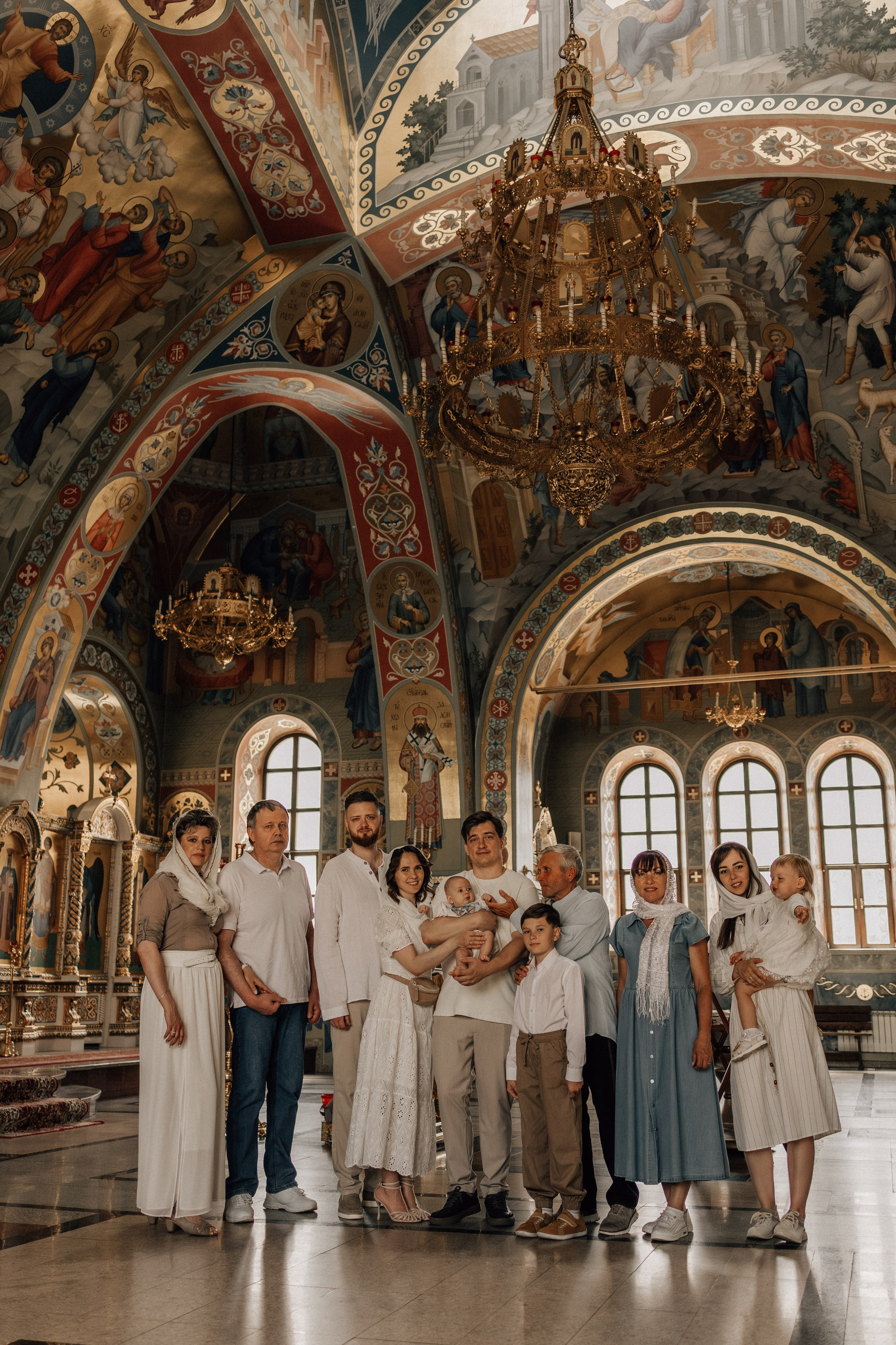 Съемка крещения в Воронеже, фотосессия крещения