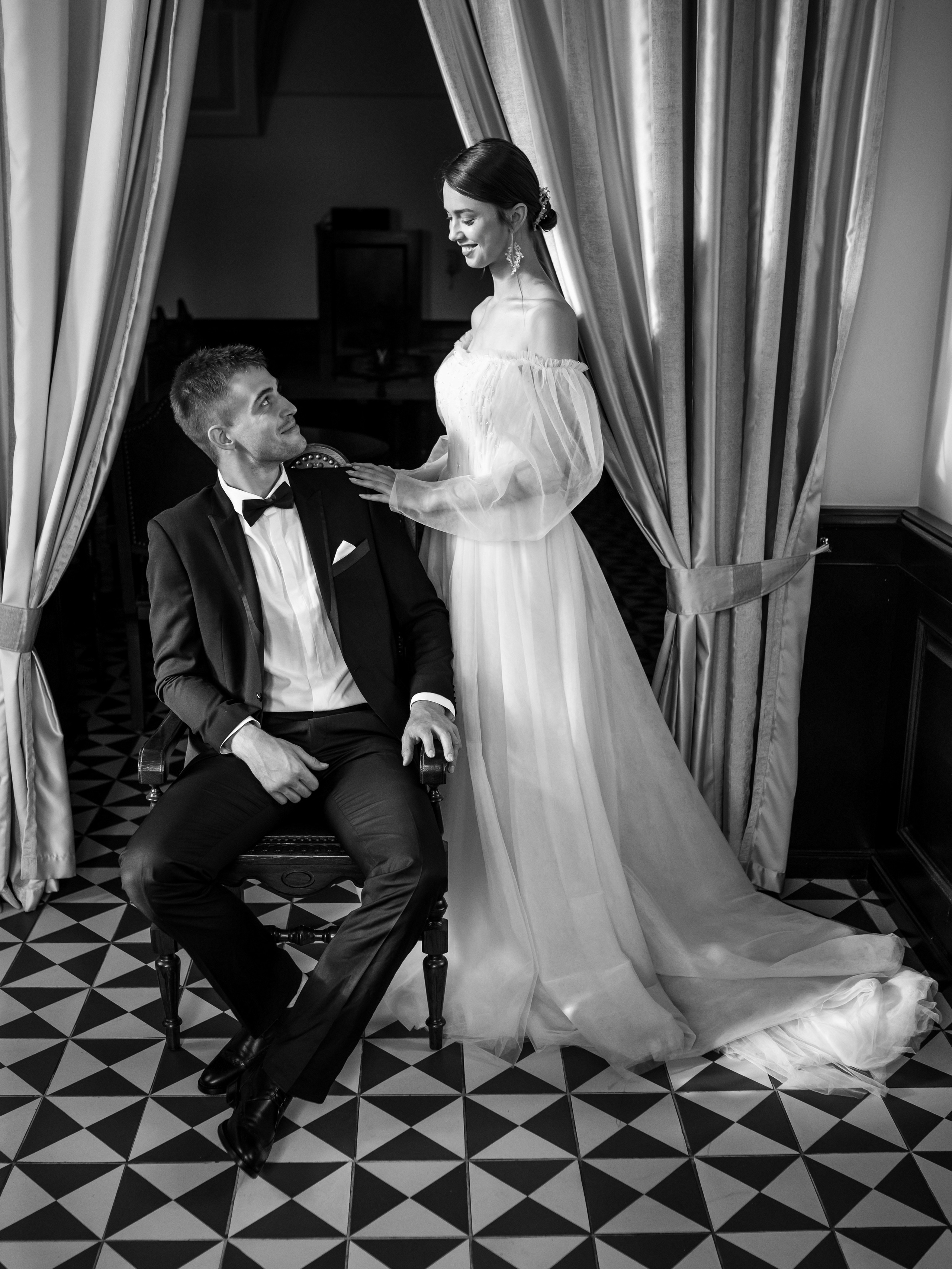 Валентин и Мария. Свадебный салон-ателье Бонжур в Минске Bonjour