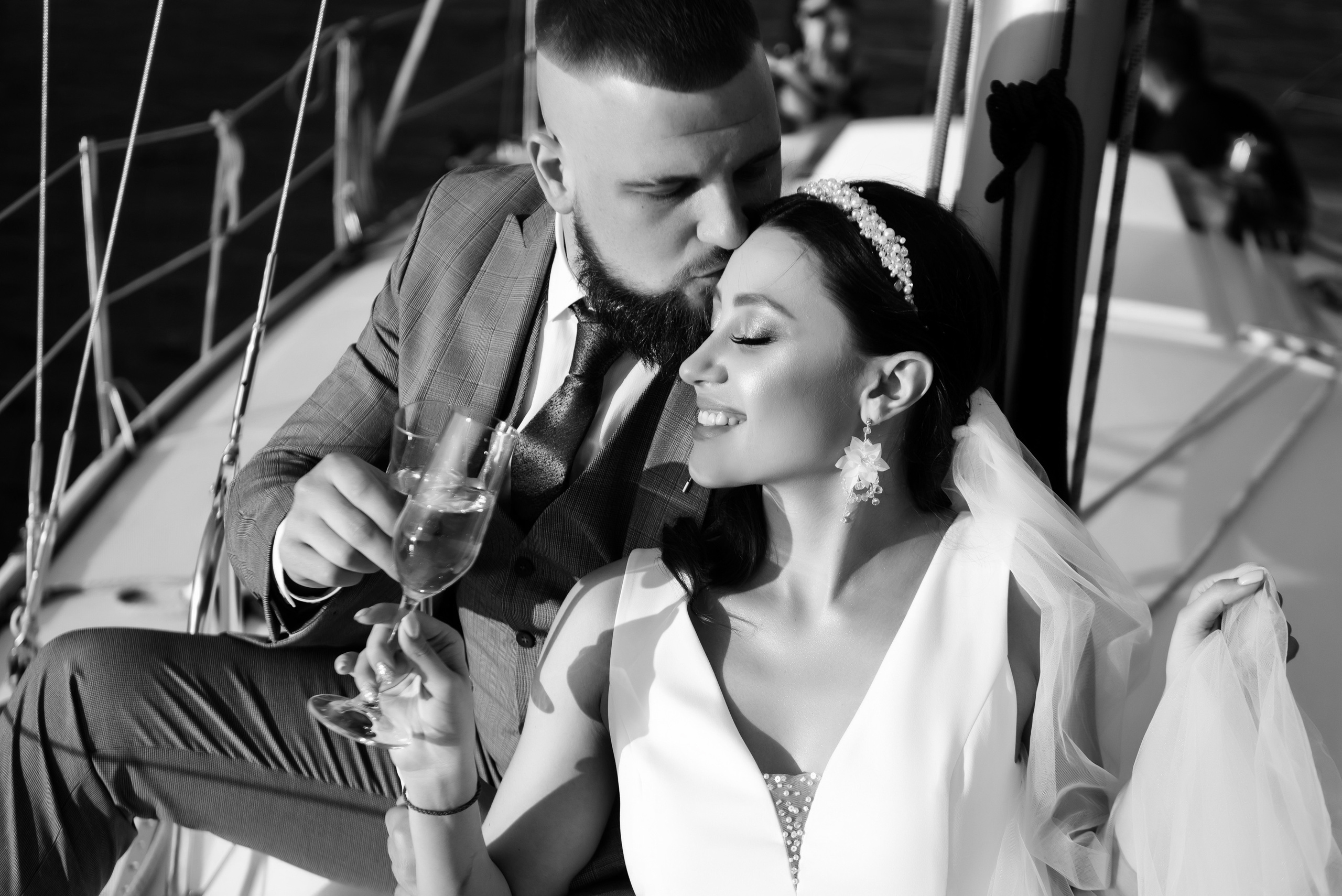 Василиса и Евгений. Свадебный салон-ателье Бонжур в Минске Bonjour