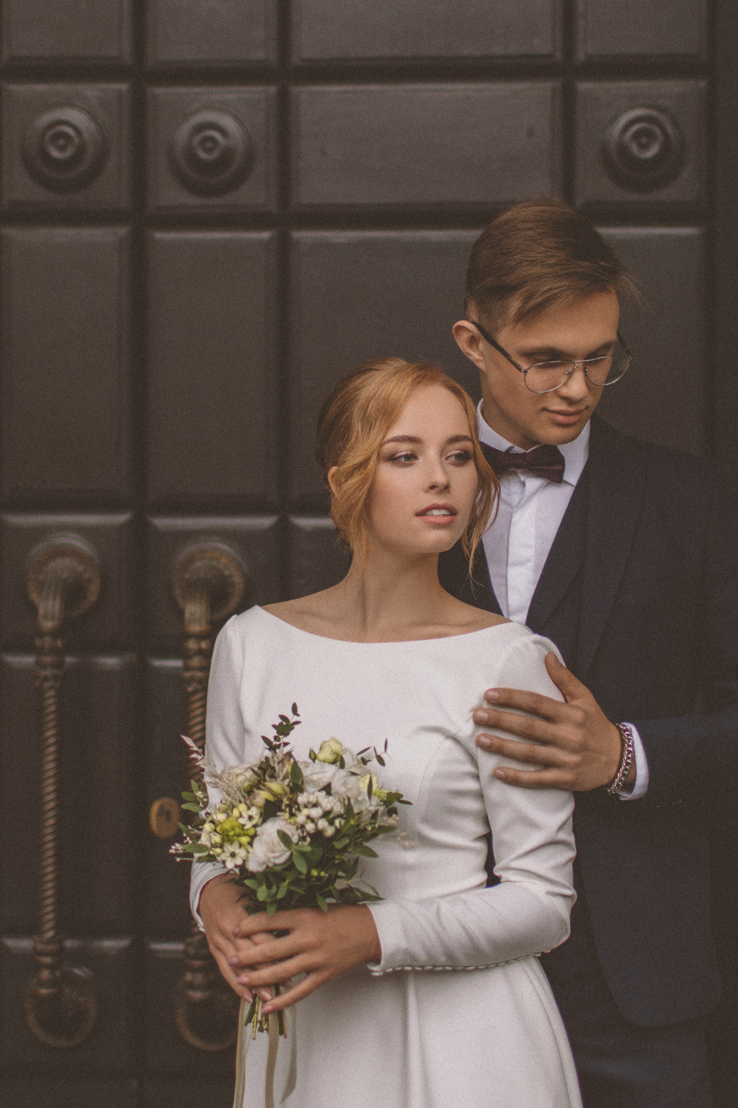 Фотосессия невесты Маргариты в свадебном платье Брижит миди от Бонжур. Свадебный салон-ателье Бонжур в Минске Bonjour