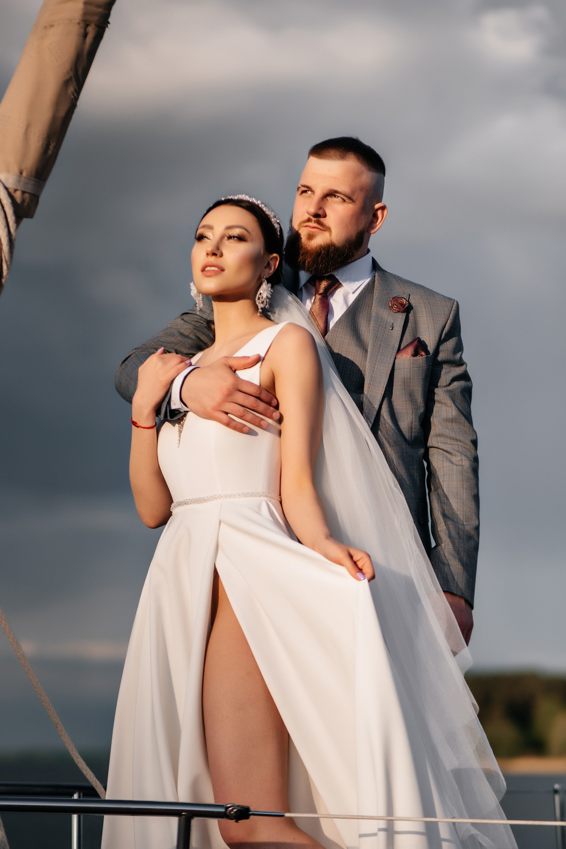 Василиса и Евгений. Свадебный салон-ателье Бонжур в Минске Bonjour